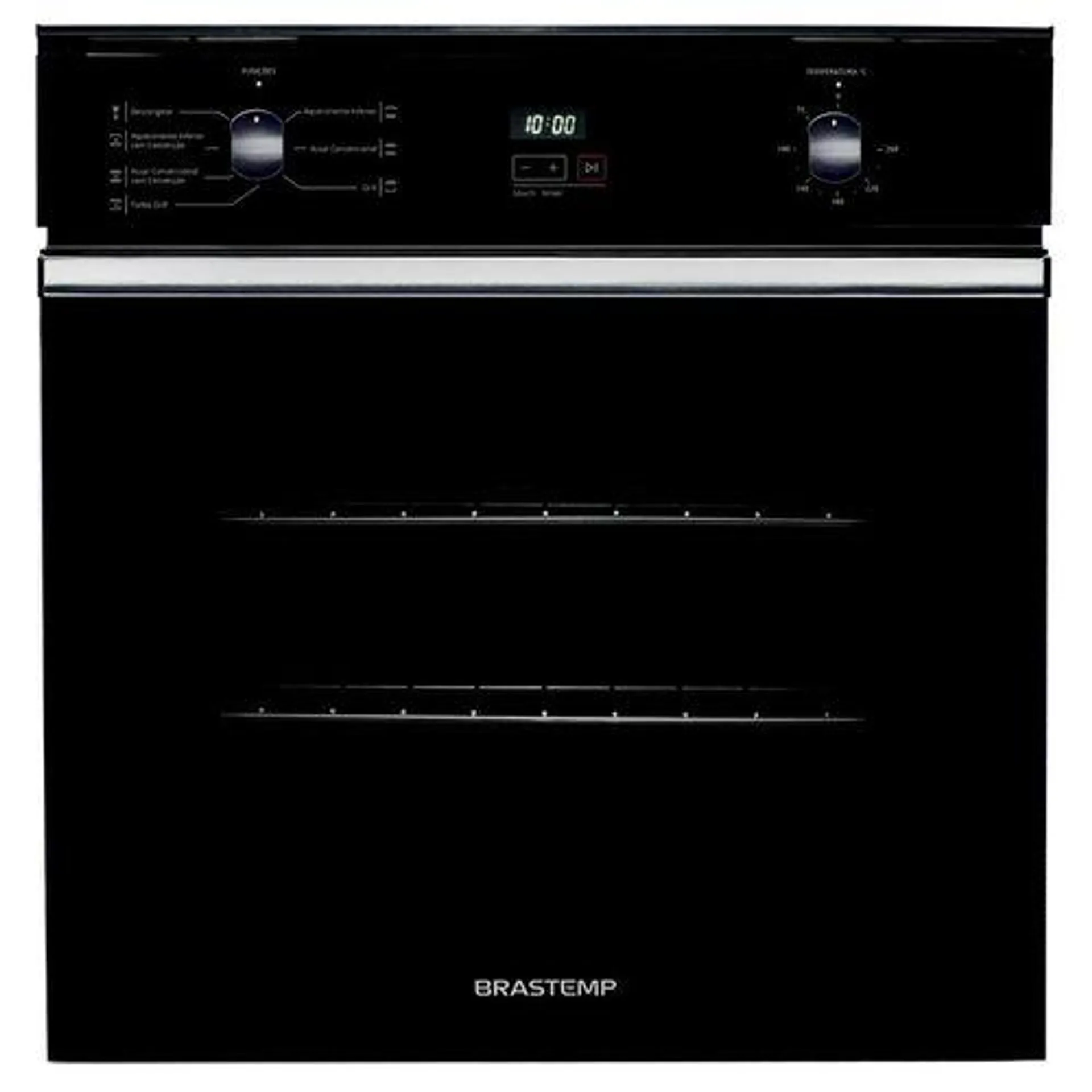 Forno de Embutir Elétrico Brastemp 84 Litros Preto com Convecção e Timer Touch - BOC84AE