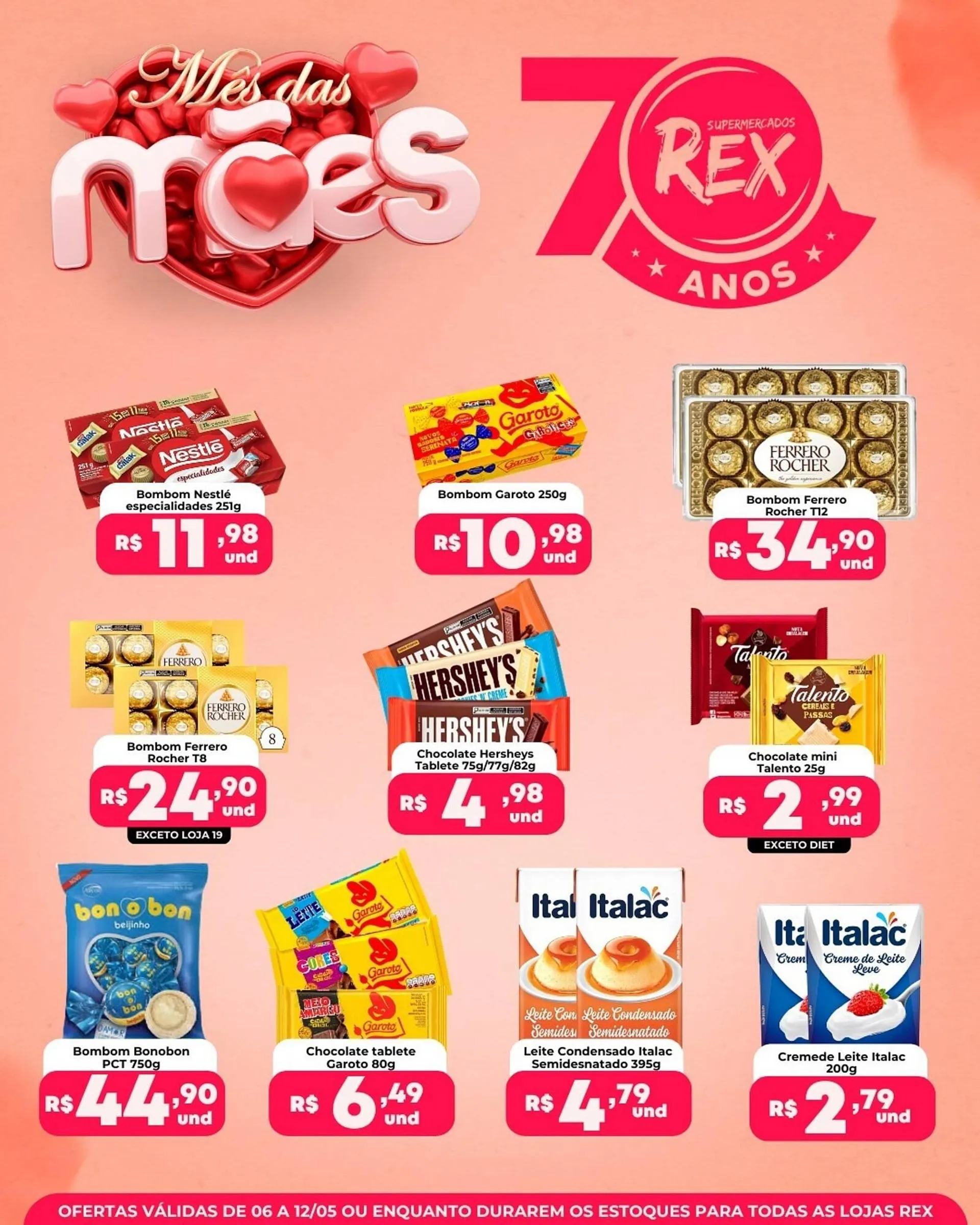 Encarte de Catálogo Supermercados Rex 6 de maio até 8 de maio 2025 - Pagina 1