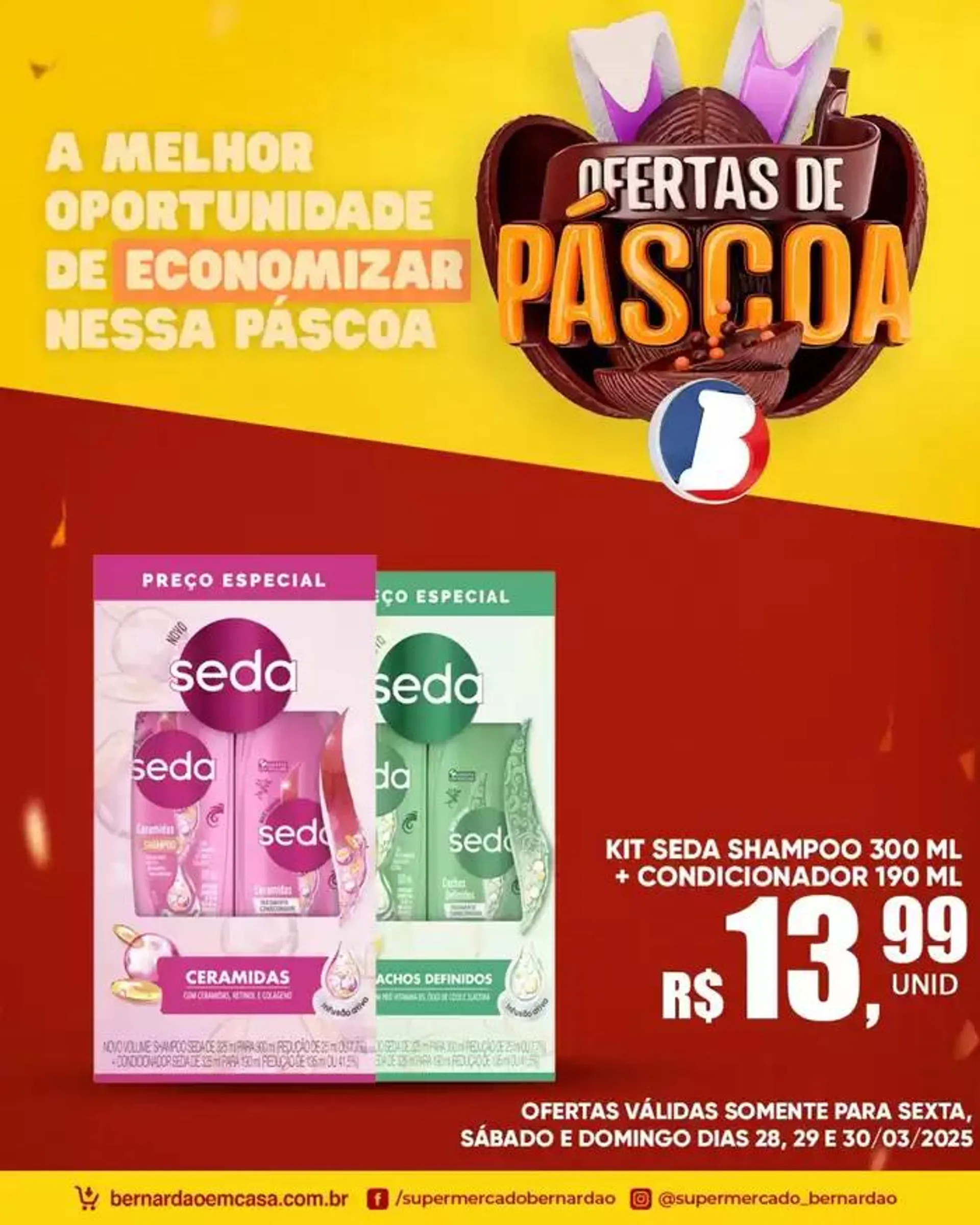 Encarte de Encarte Supermercado Bernardão 28 de março até 30 de março 2025 - Pagina 2