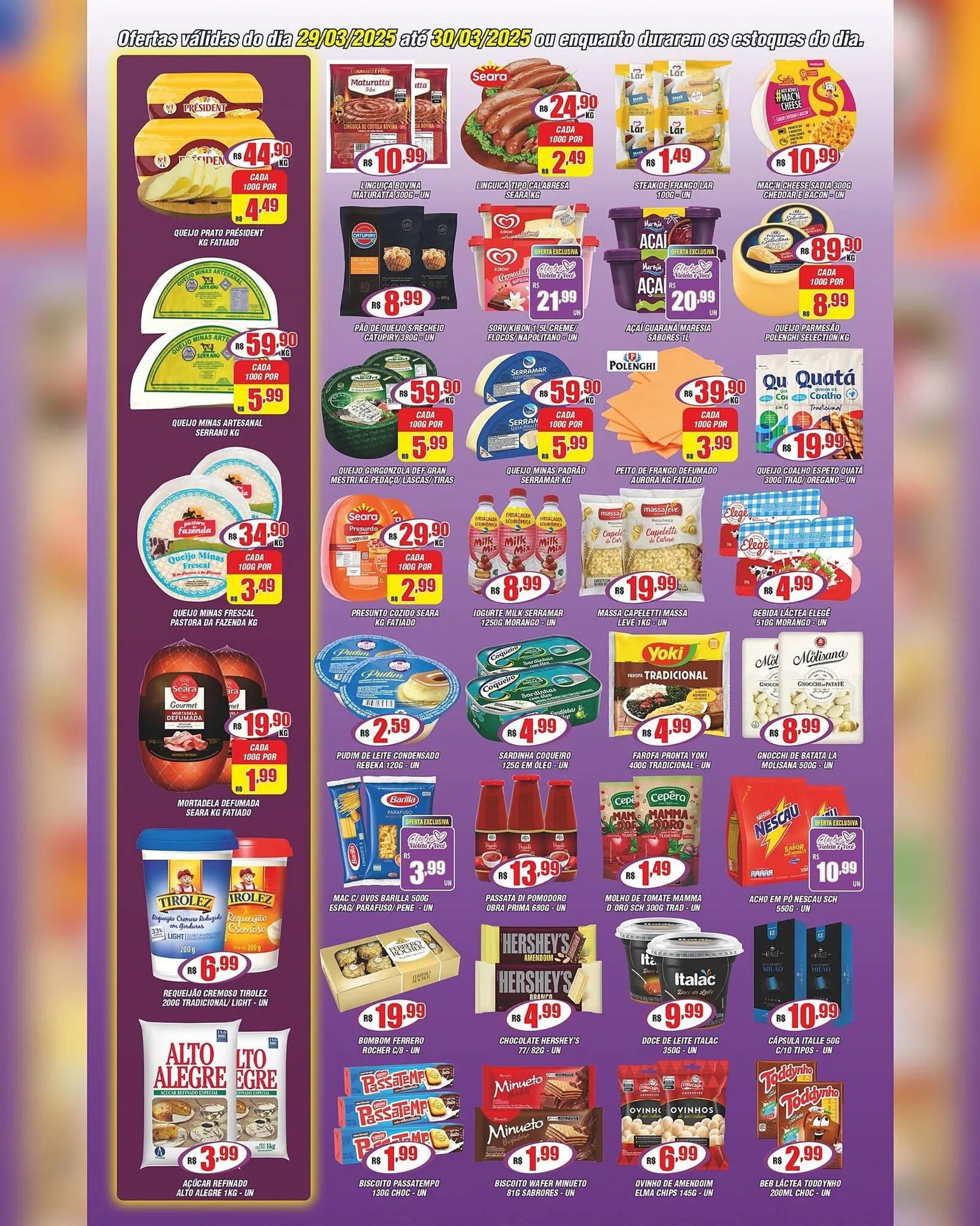 Encarte de Catálogo Violeta Supermercados 28 de março até 30 de março 2025 - Pagina 2