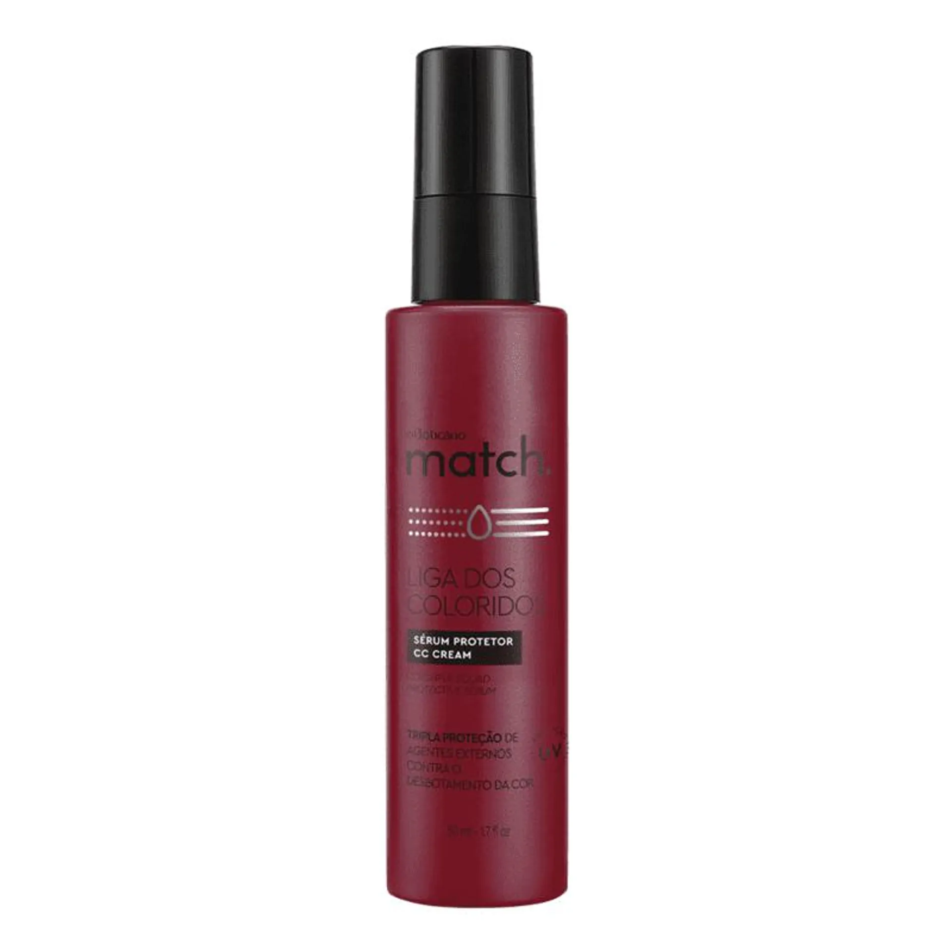 Sérum Protetor CC Cream Match Liga dos Coloridos 50ml