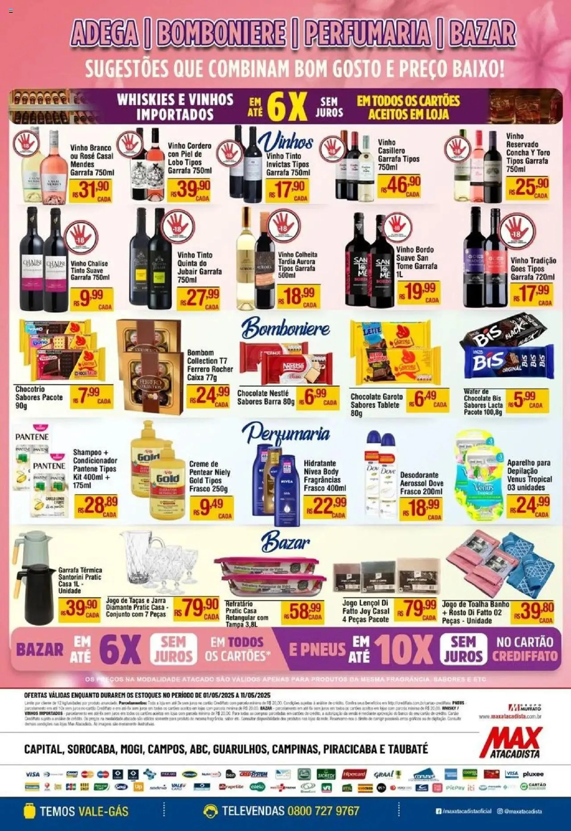 Encarte de Max Atacadista - Ofertas Dia das Mães 1 de maio até 11 de maio 2025 - Pagina 2