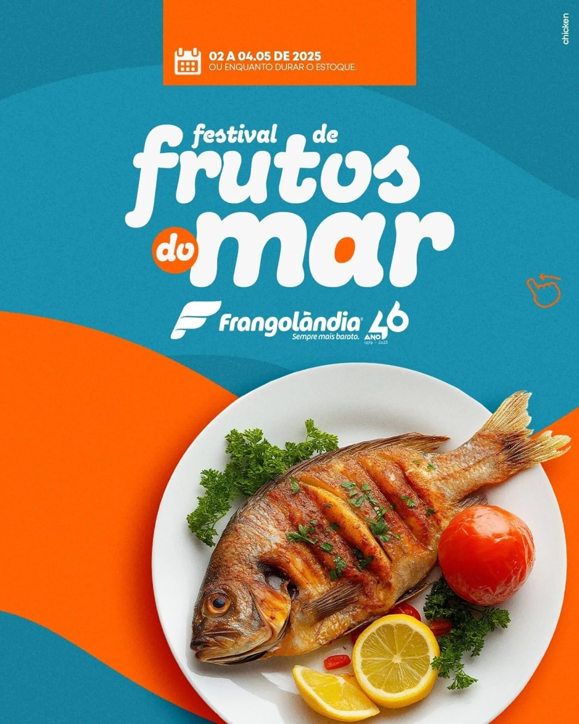Encarte de Ofertas Frangolândia 2 de maio até 4 de maio 2025 - Pagina 1