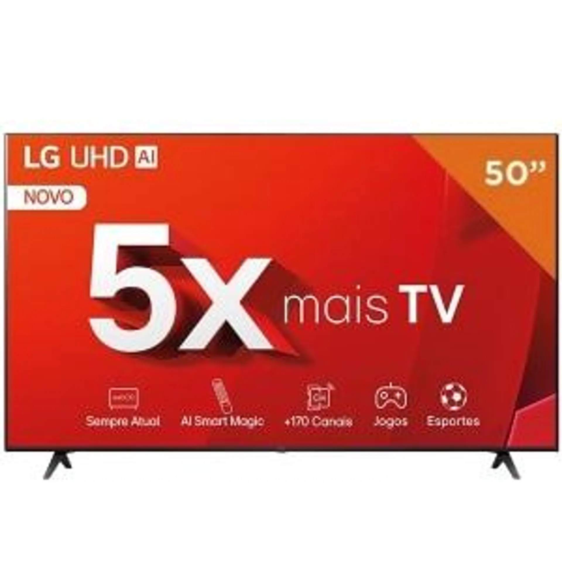 Smart TV LG 50 Polegadas, 4K UHD, LED, UT8050PSA