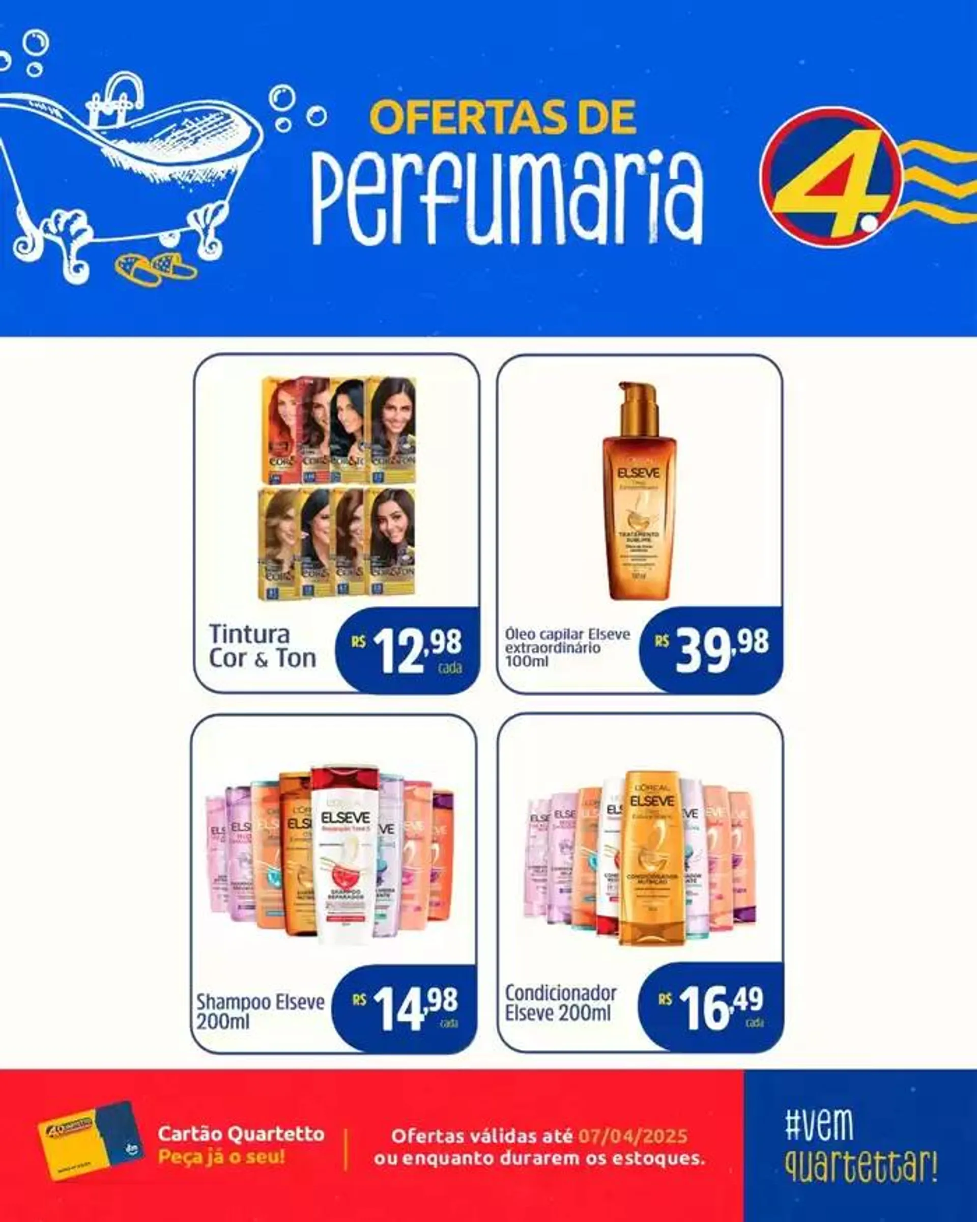 Encarte de Encarte Quartetto Supermercados 26 de março até 7 de abril 2025 - Pagina 4