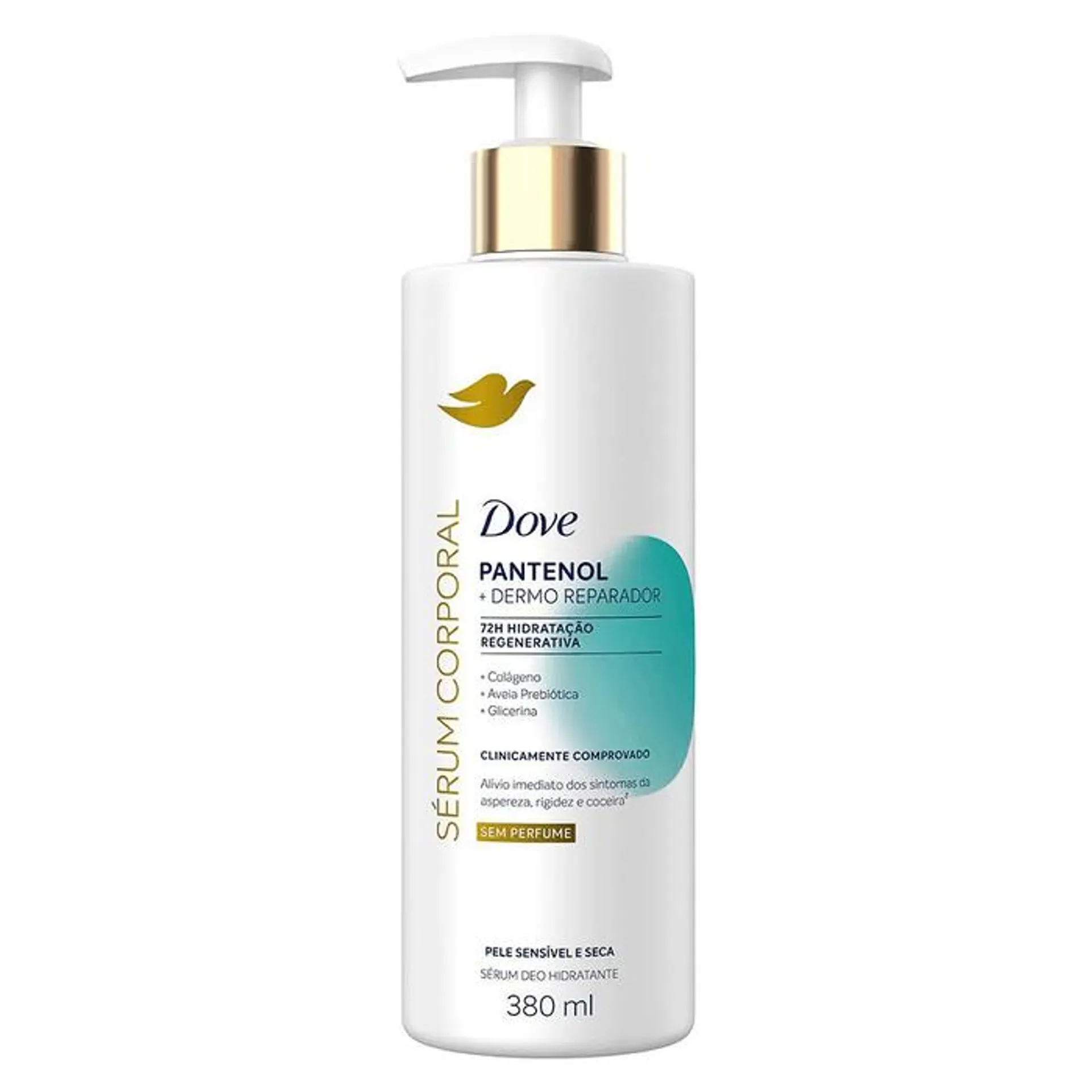 Sérum Corporal Dove Pantenol + Dermo Reparador 380ml