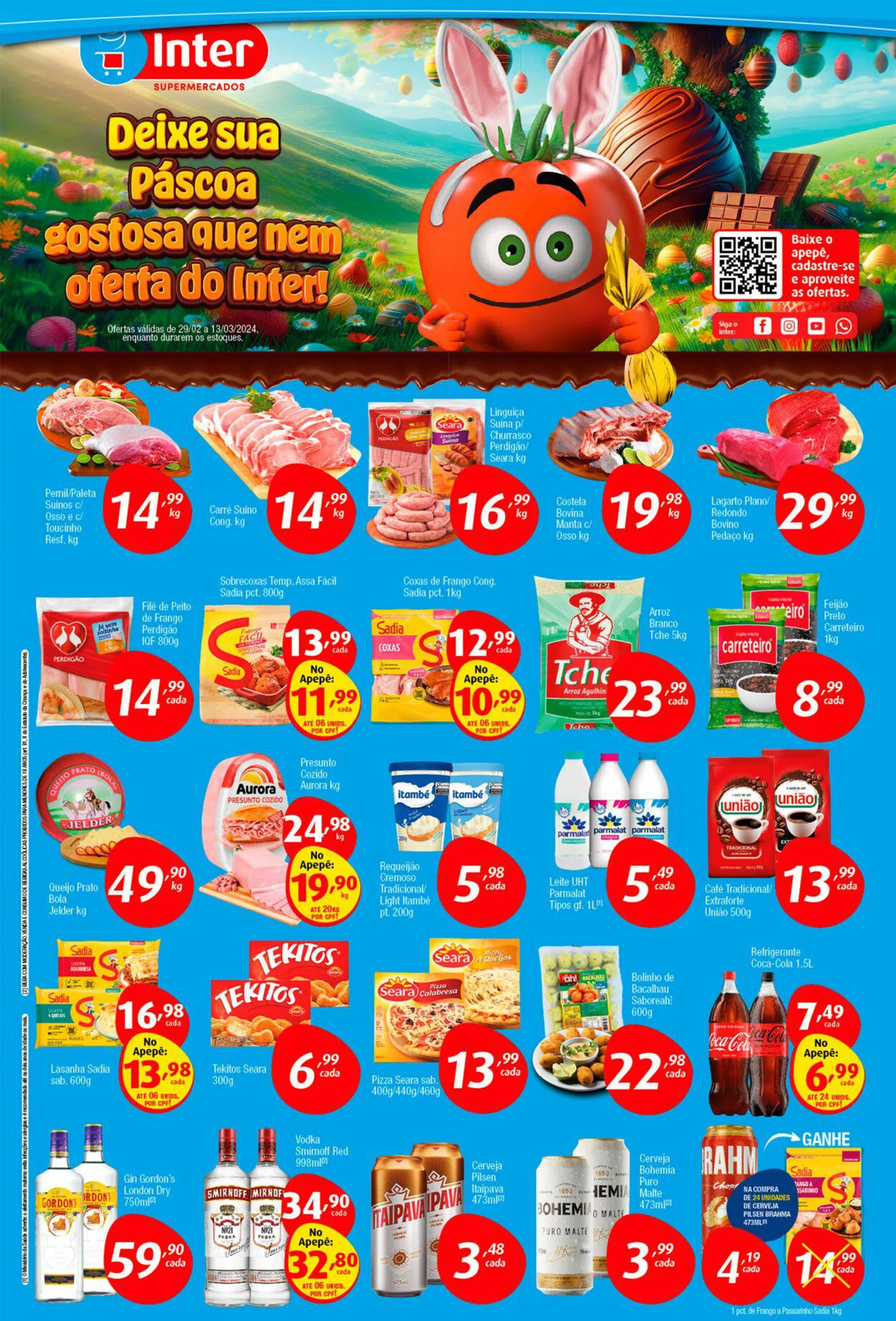 Encarte de Inter Supermercados 26 de fevereiro até 13 de março 2024 - Pagina 
