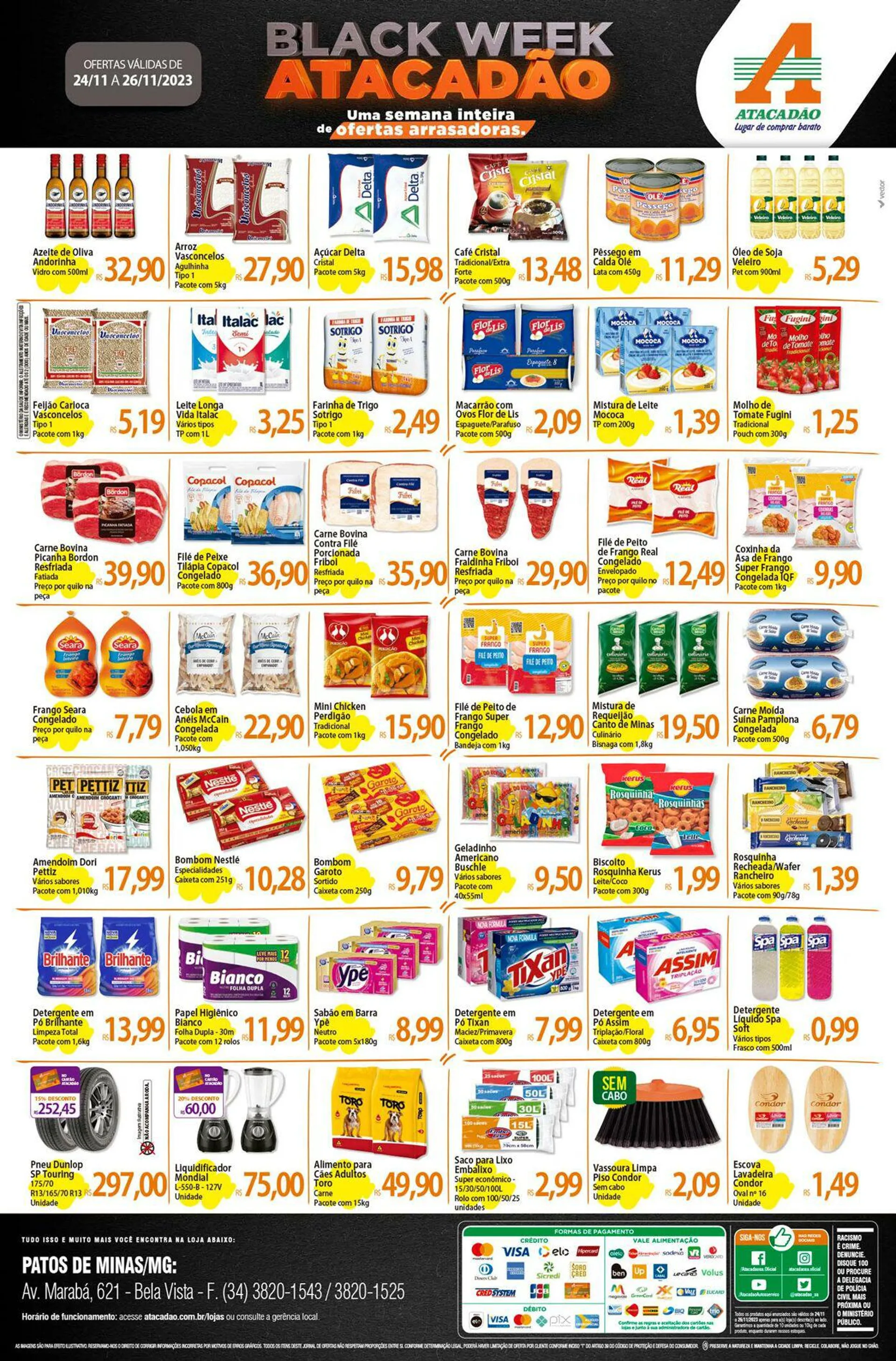 Encarte de Atacadão - MG - Patos de Minas 24 de novembro até 26 de novembro 2023 - Pagina 2