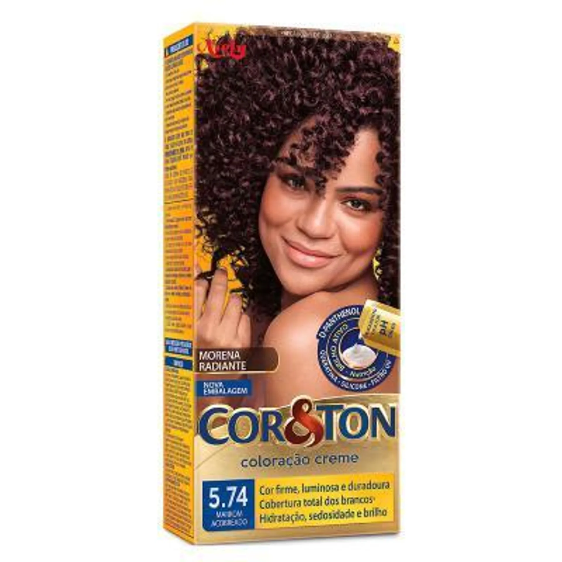 Tintura Cor&Ton 5.74 Marrom Acobreado