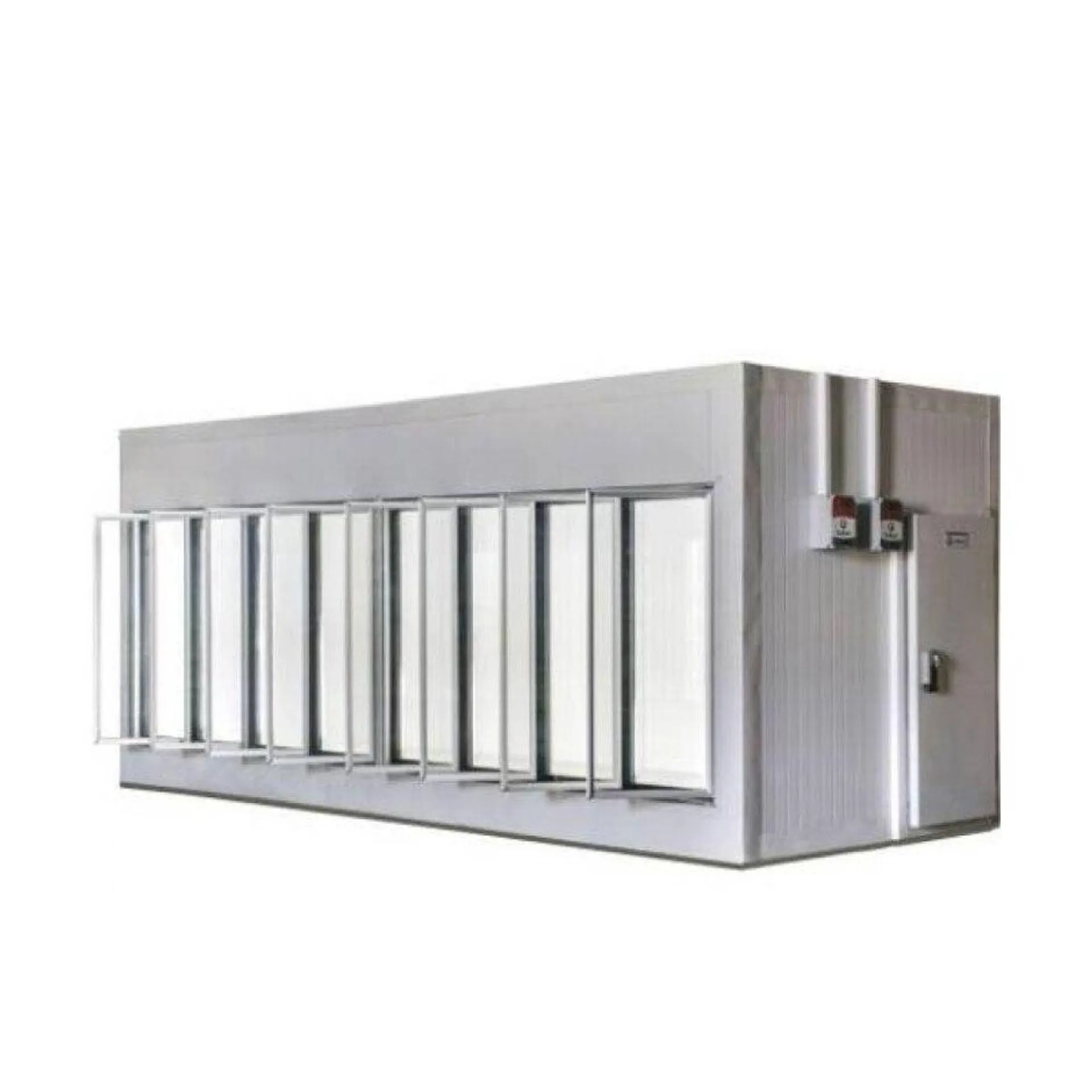 Walk in Cooler Gallant Resfriados 9 Portas Vidro com Piso Painel 220V/3F CWRCP-09 220V