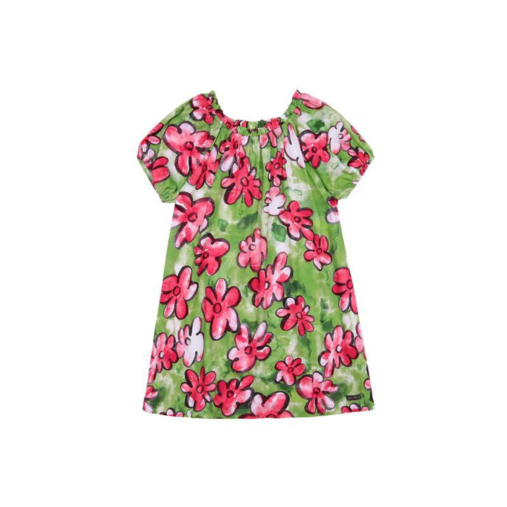 Vestido Infantil Menina Street Garden Verde