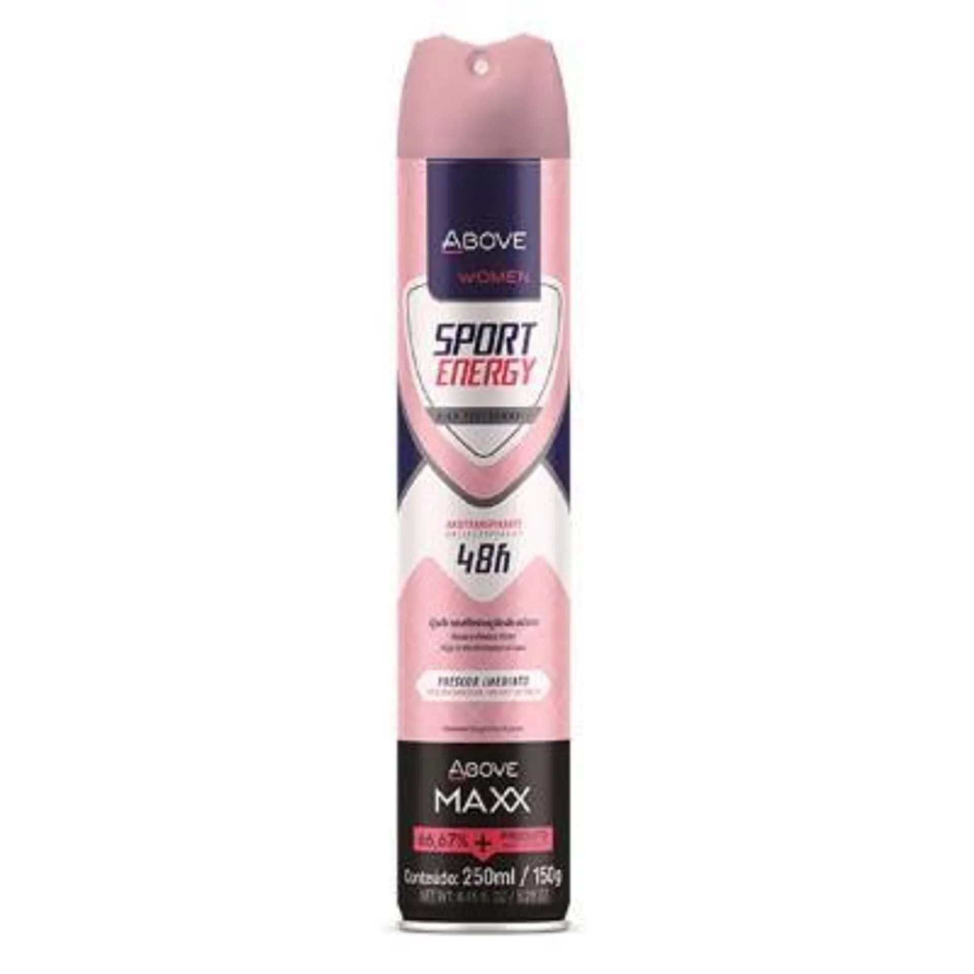 Desodorante Aerosol Above Maxx Feminino Sport Energy 250ml