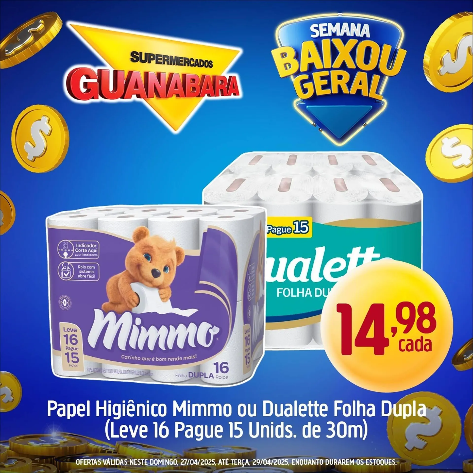 Encarte de Catálogo Supermercados Guanabara 27 de abril até 29 de abril 2025 - Pagina 2