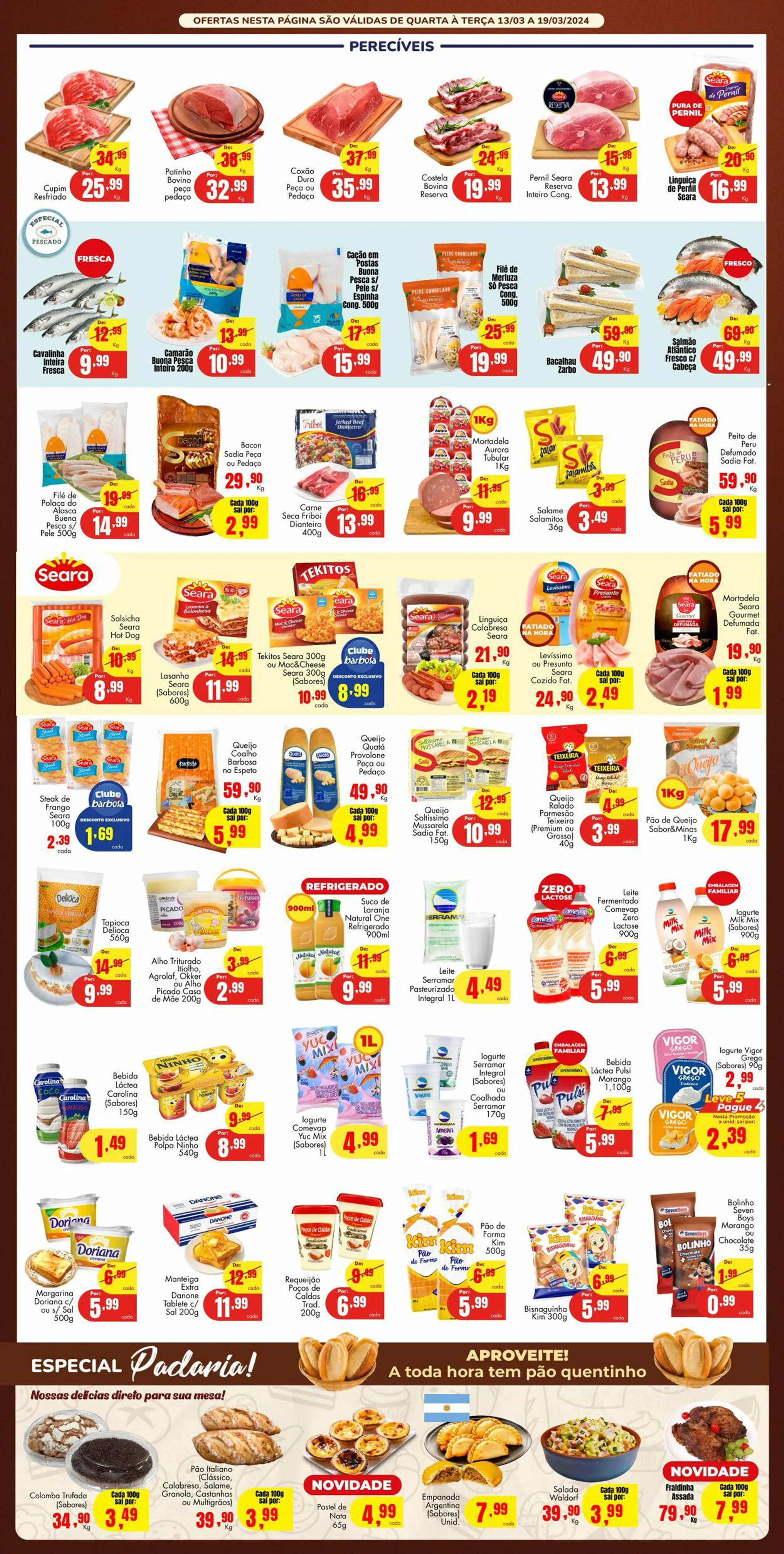 Encarte de Barbosa Supermercados 13 de março até 19 de março 2024 - Pagina 2