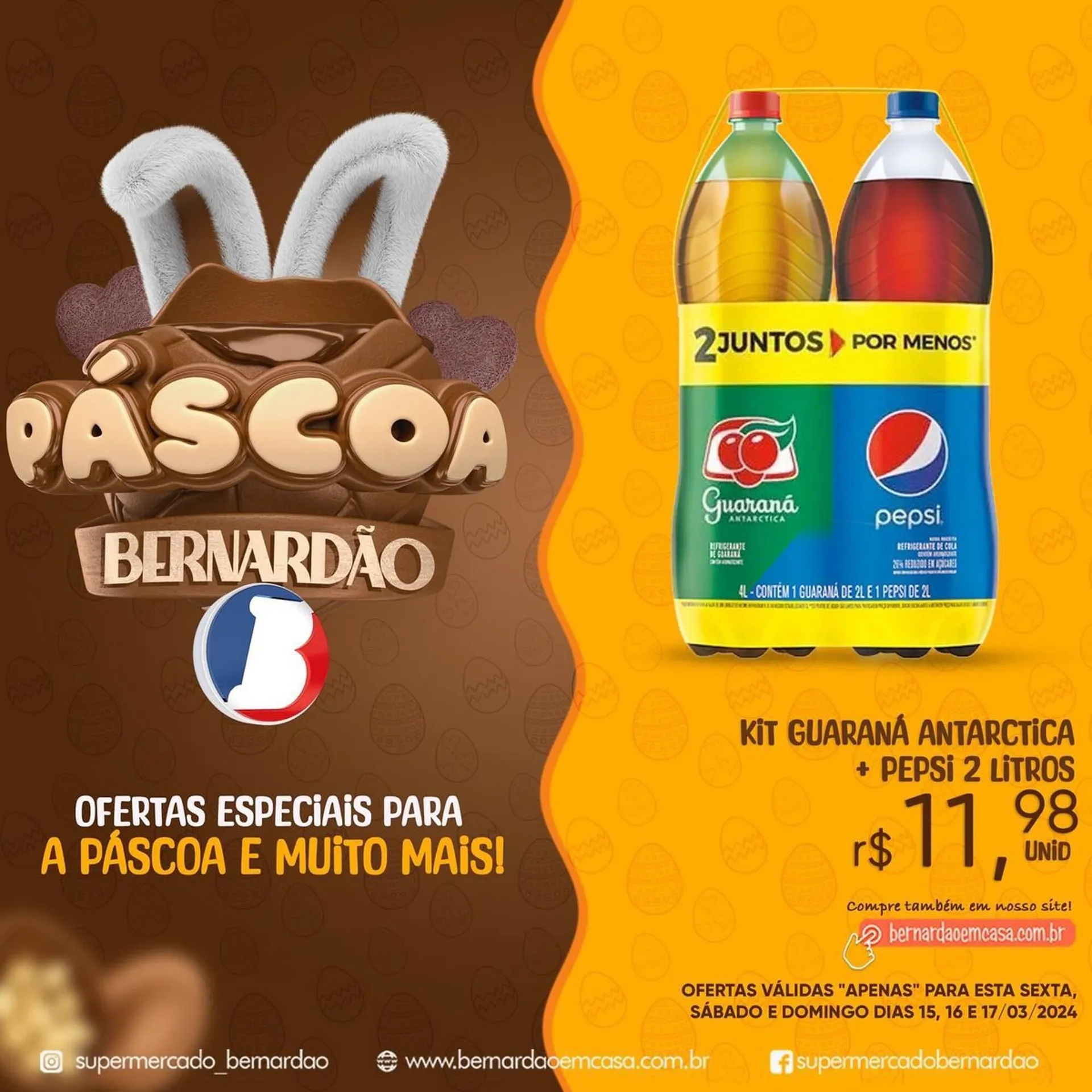 Supermercado Bernardão Ofertas  Válido até 27 de julho de 2023