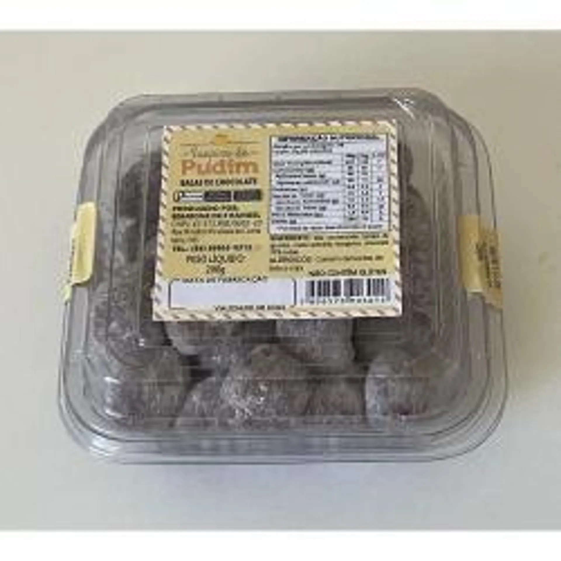 Bala De Chocolate Suspiro De Pudim 200g