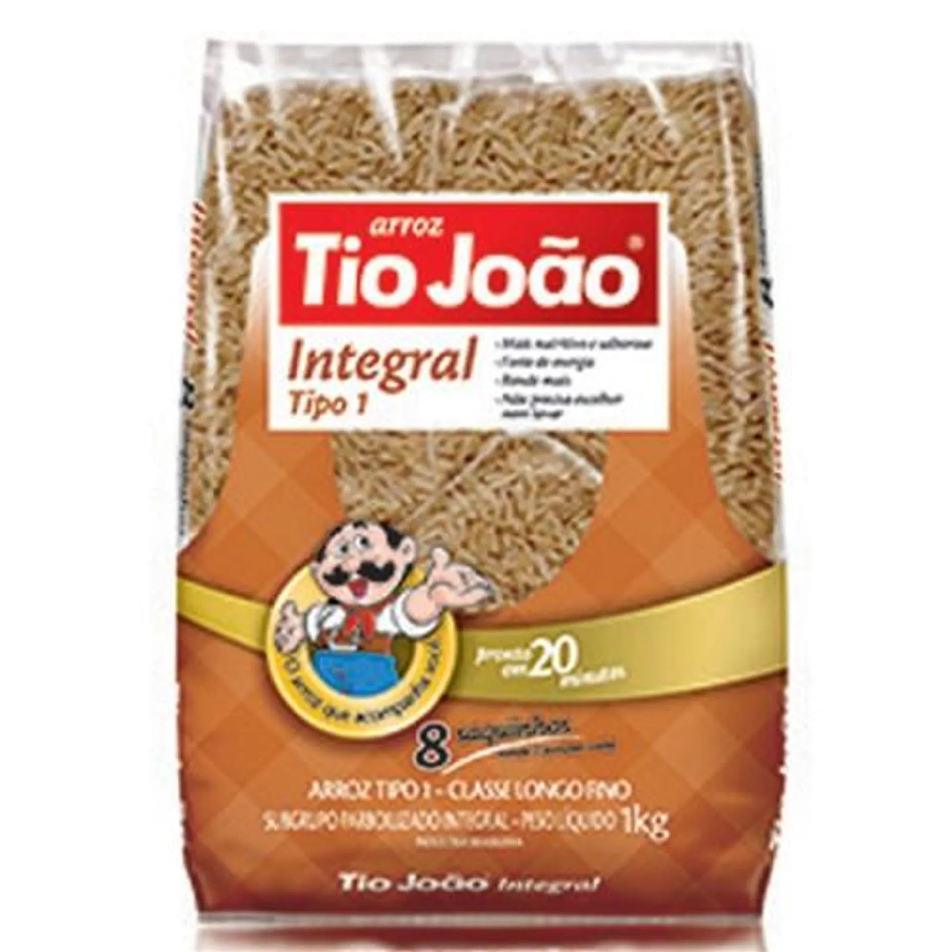 Arroz Integral Tio Joao 1K Boil In Bag