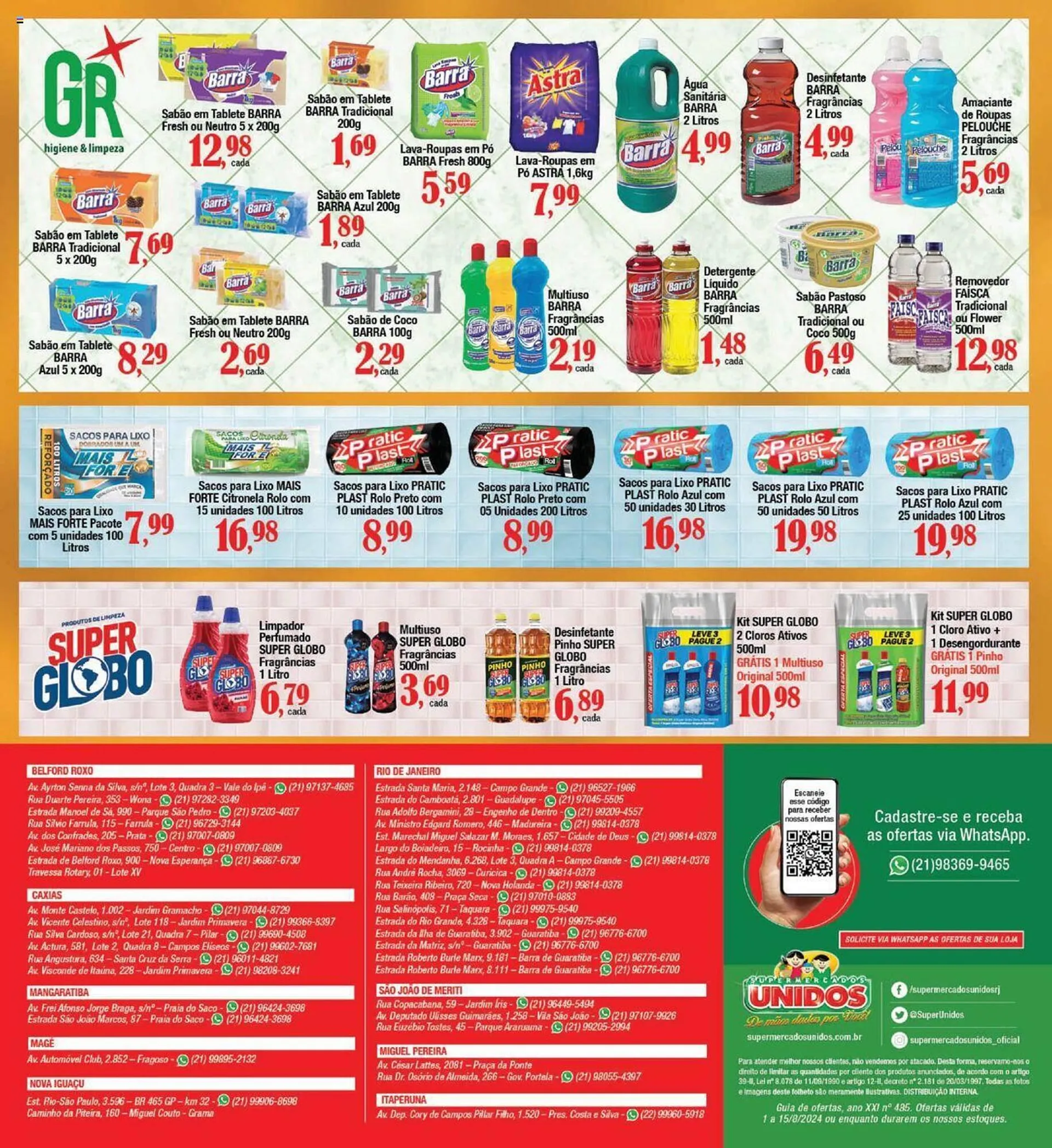 Encarte de Catálogo Supermercados Unidos 1 de agosto até 15 de agosto 2024 - Pagina 12