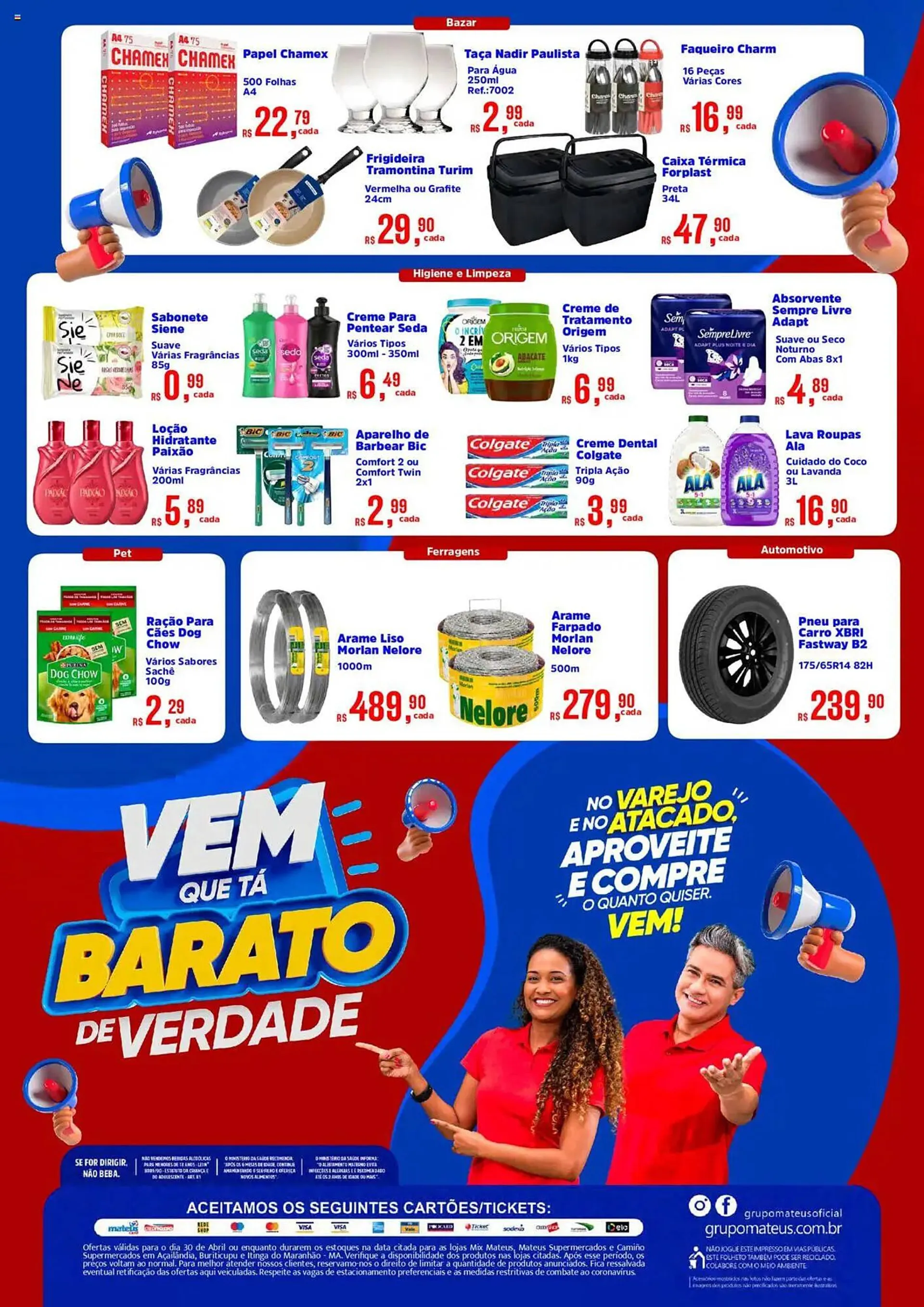 Encarte de Catálogo Supermercados Mateus 30 de abril até 30 de abril 2025 - Pagina 4