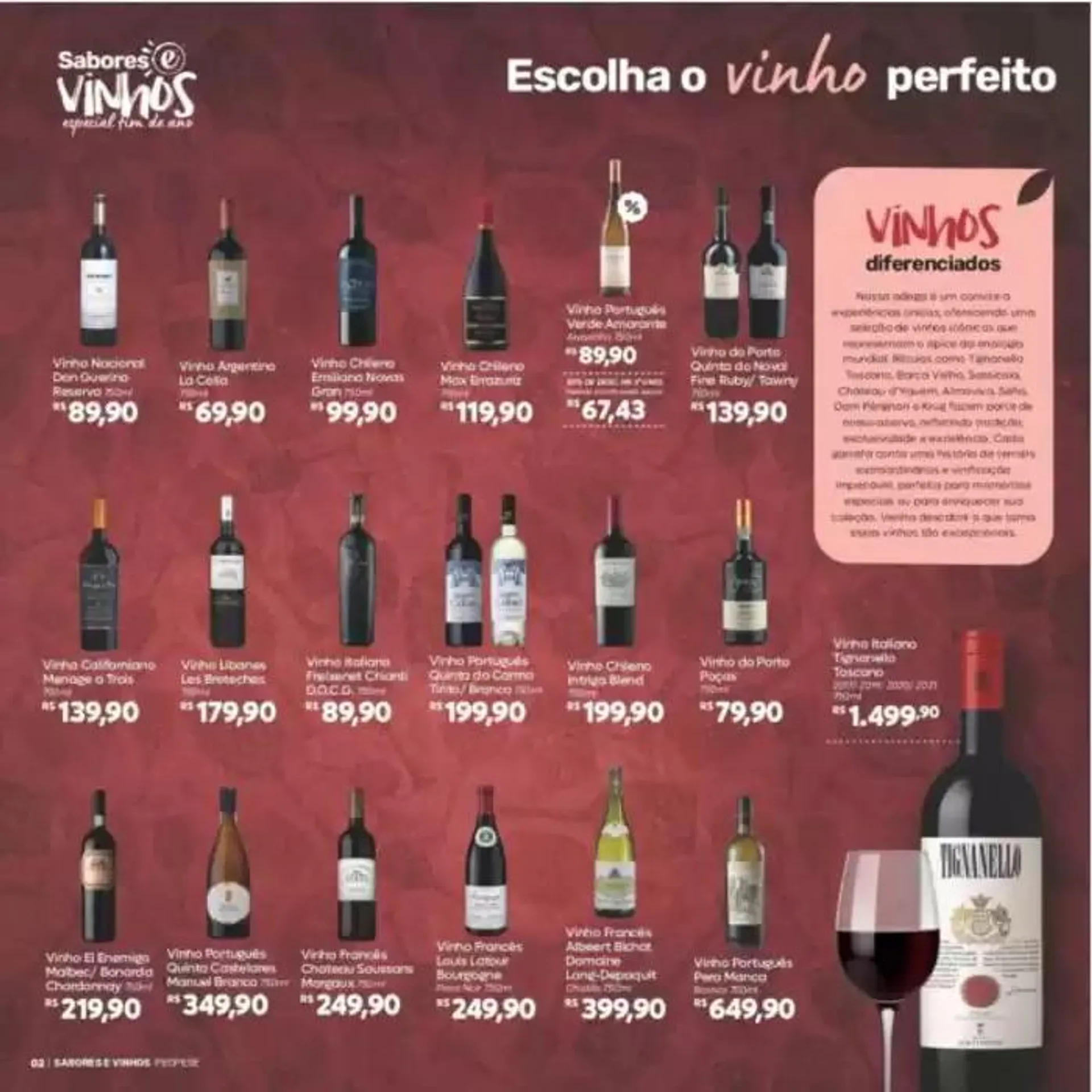 Encarte de Tabloide Sabores e Vinhos 5 de dezembro até 2 de janeiro 2025 - Pagina 4