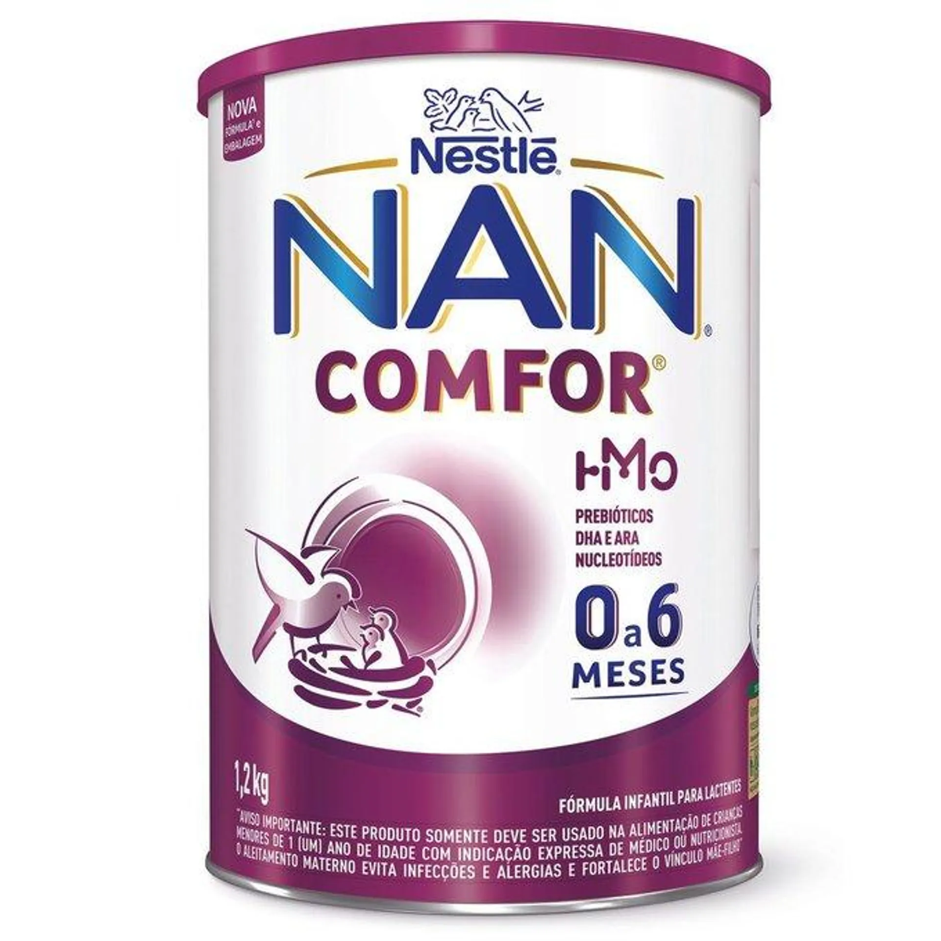 Fórmula Infantil Nan Comfor Hmo De 0 A 6 Meses 1,2kg