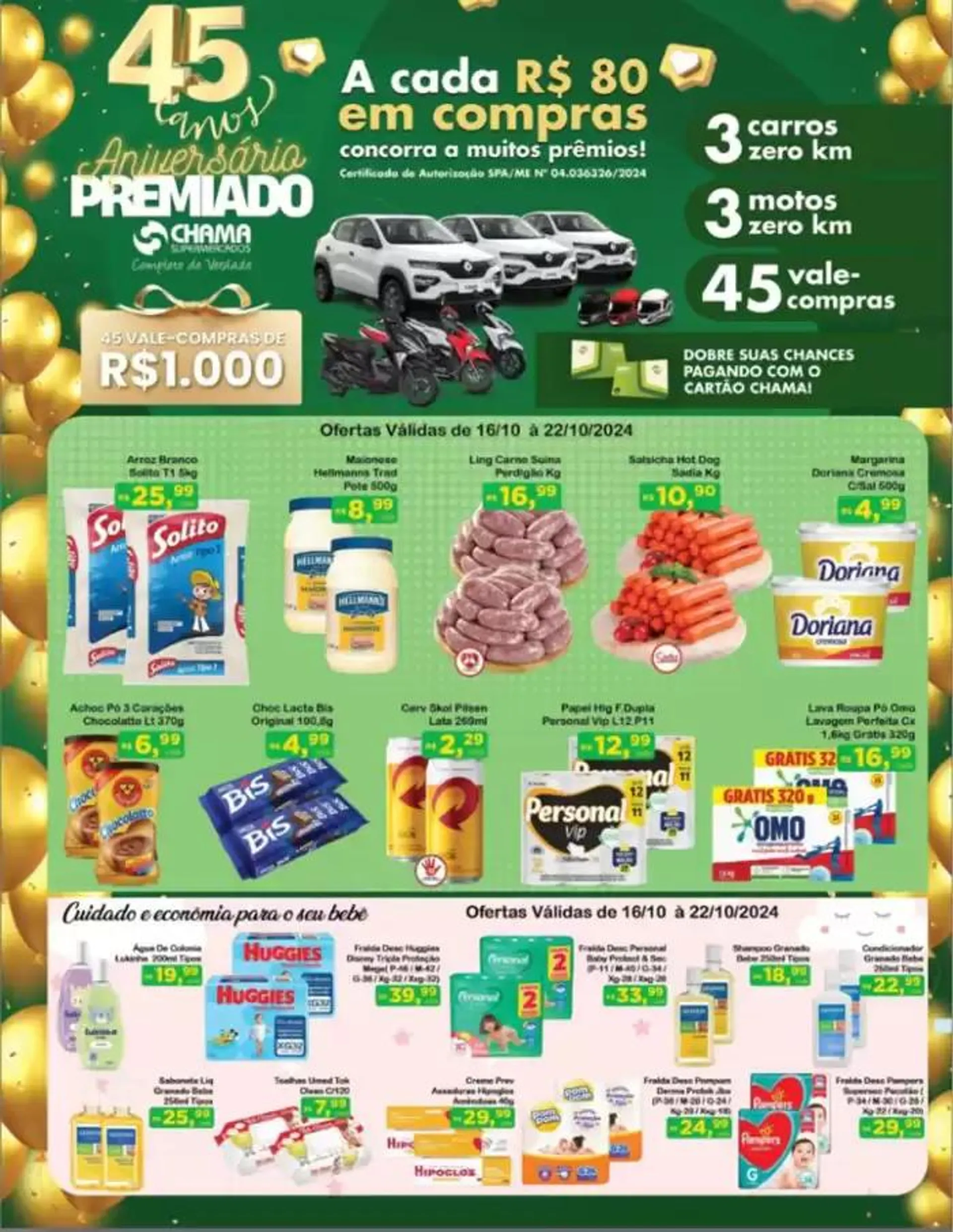 Tabloide De Ofertas Supermercados Chama - 1