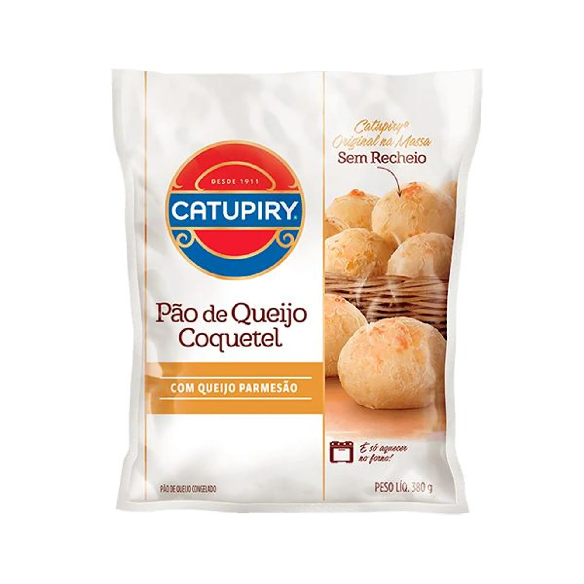 Pão de Queijo Catupiry Coquetel 380g