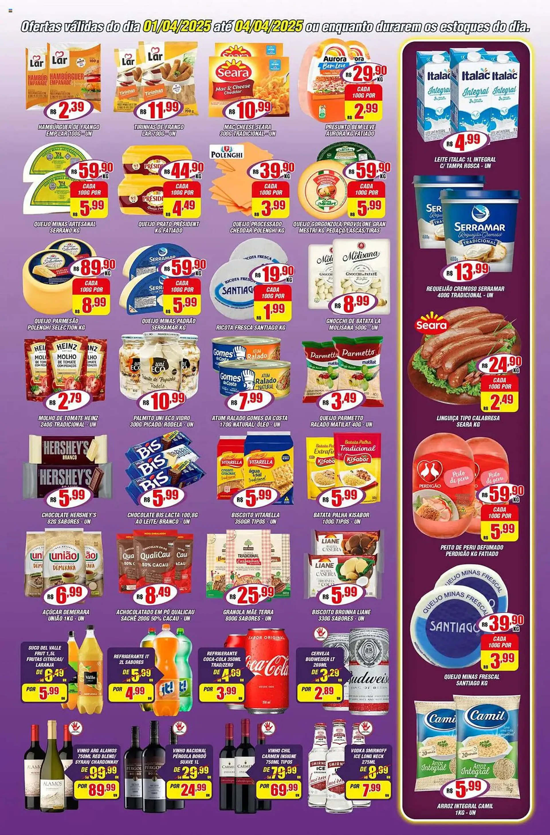 Encarte de Catálogo Violeta Supermercados 1 de abril até 4 de abril 2025 - Pagina 3