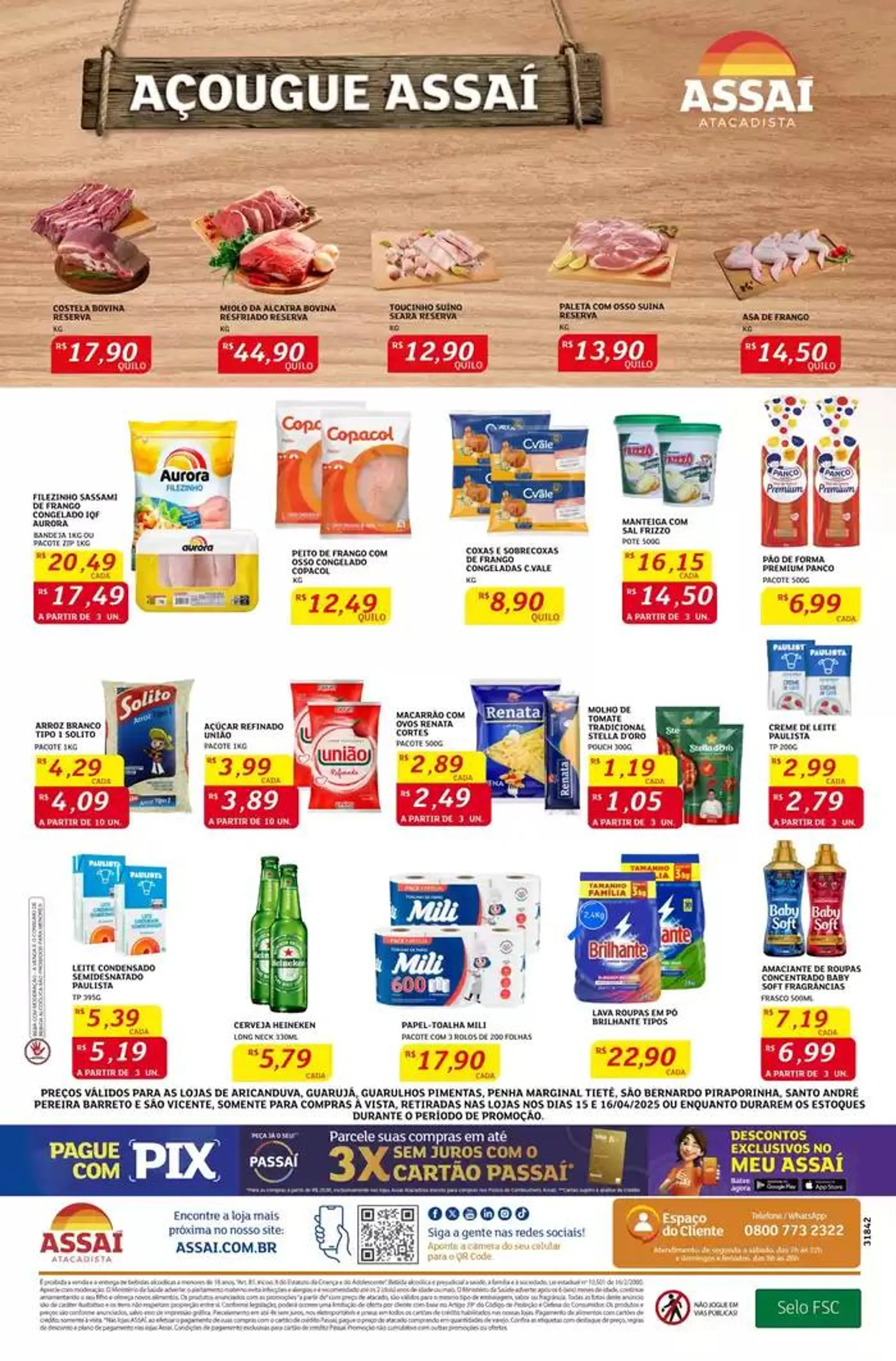 Encarte de Ofertas exclusivas 15 de abril até 16 de abril 2025 - Pagina 2