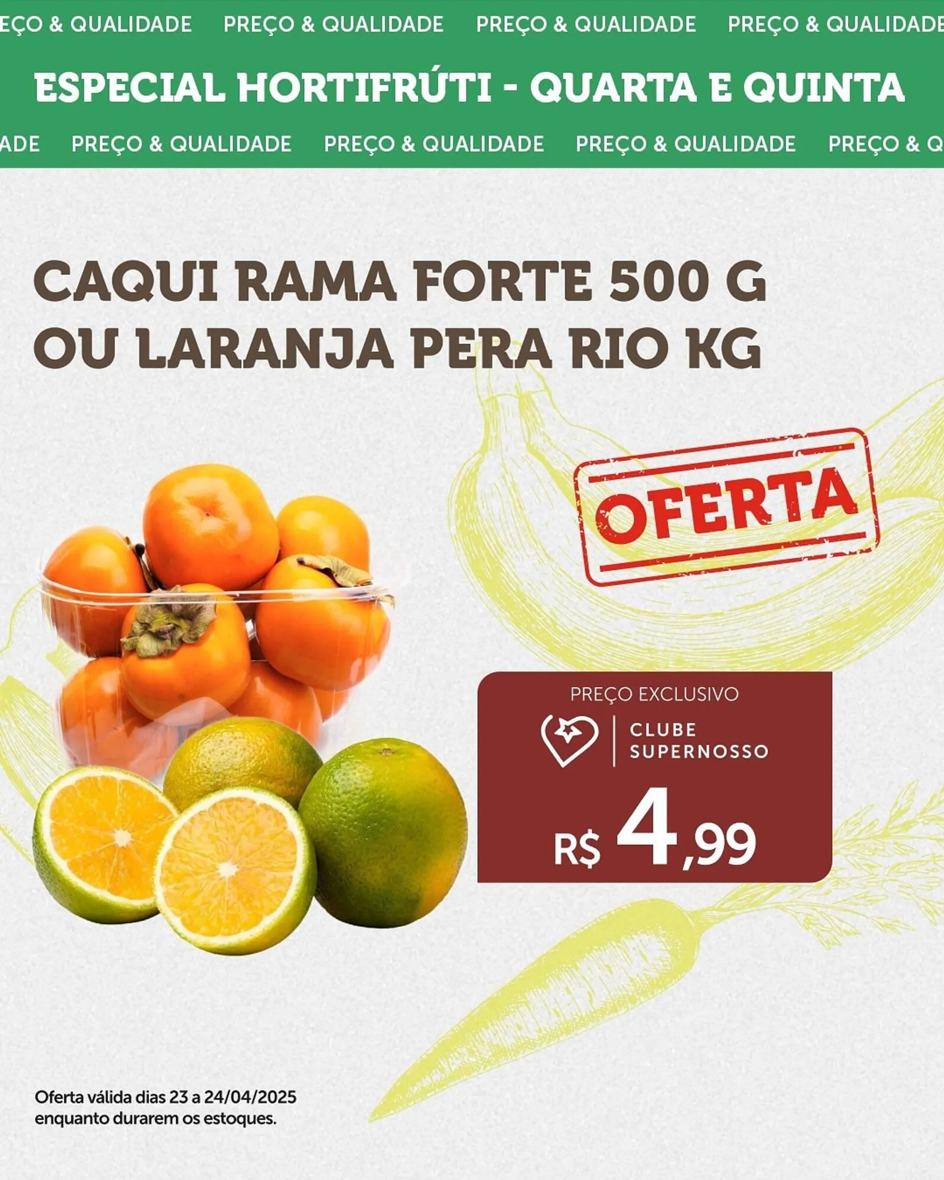 Encarte de Catálogo Super Nosso 23 de abril até 24 de abril 2025 - Pagina 3