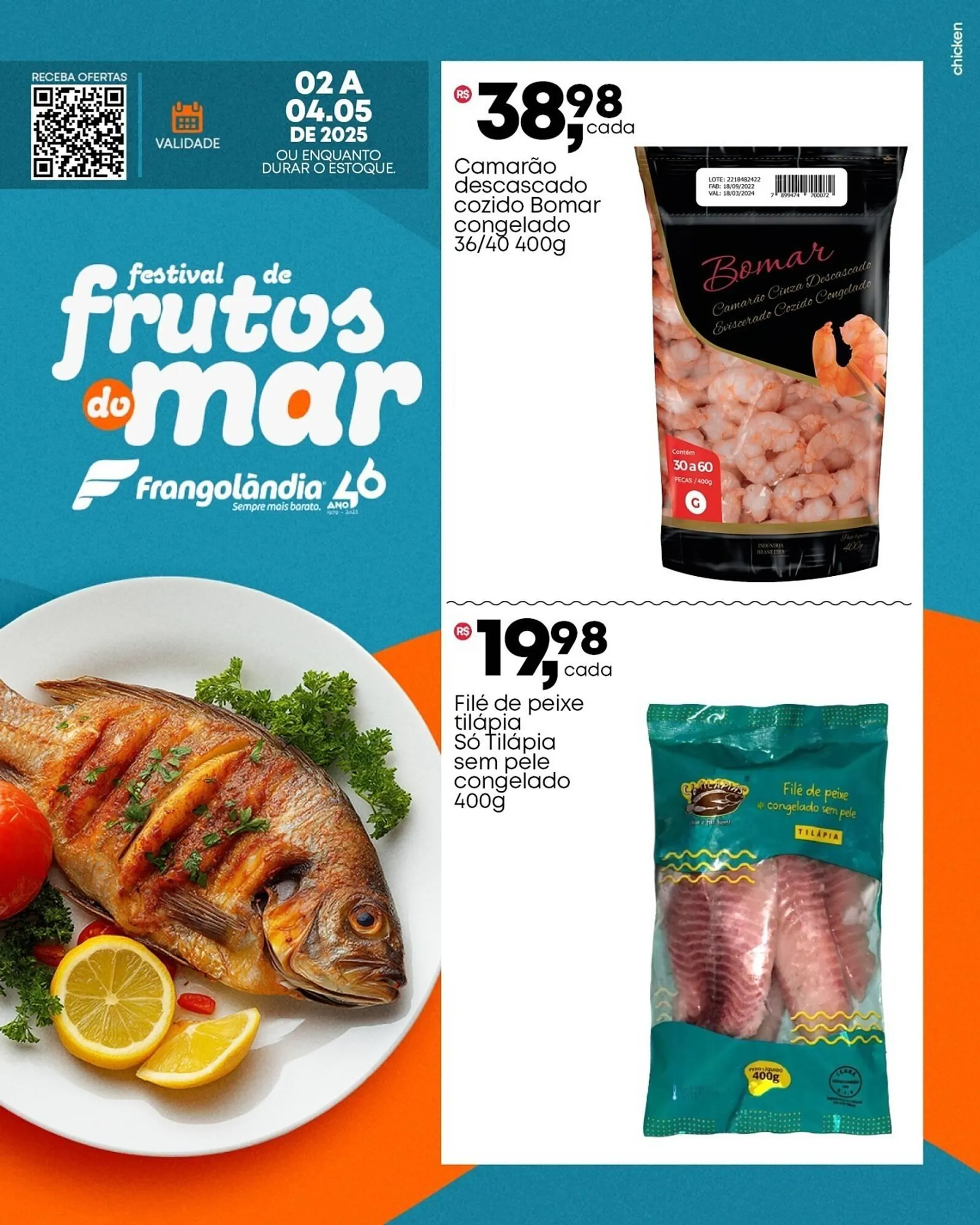 Encarte de Ofertas Frangolândia 2 de maio até 4 de maio 2025 - Pagina 3