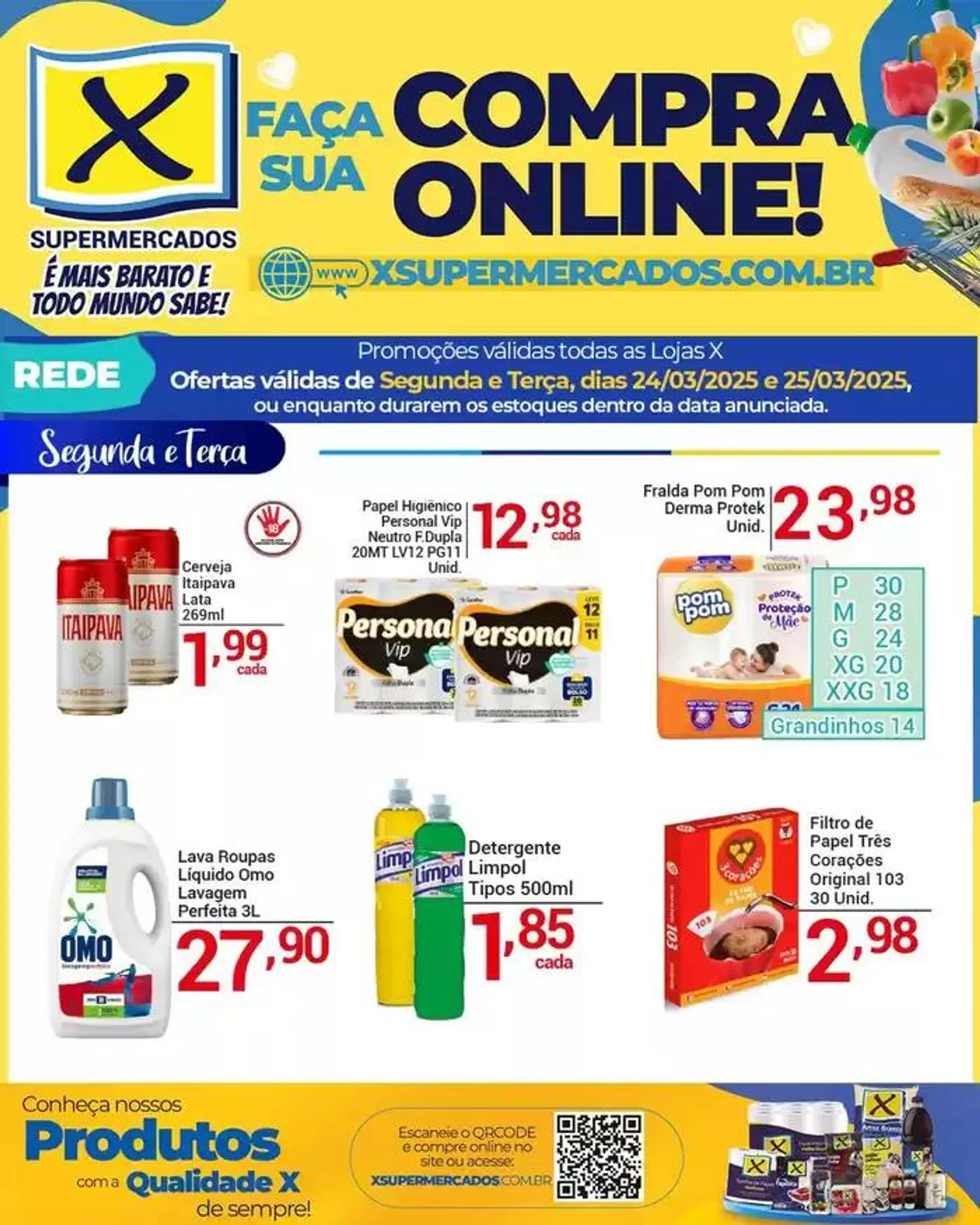 Encarte de Encarte X Supermercados 24 de março até 29 de março 2025 - Pagina 4
