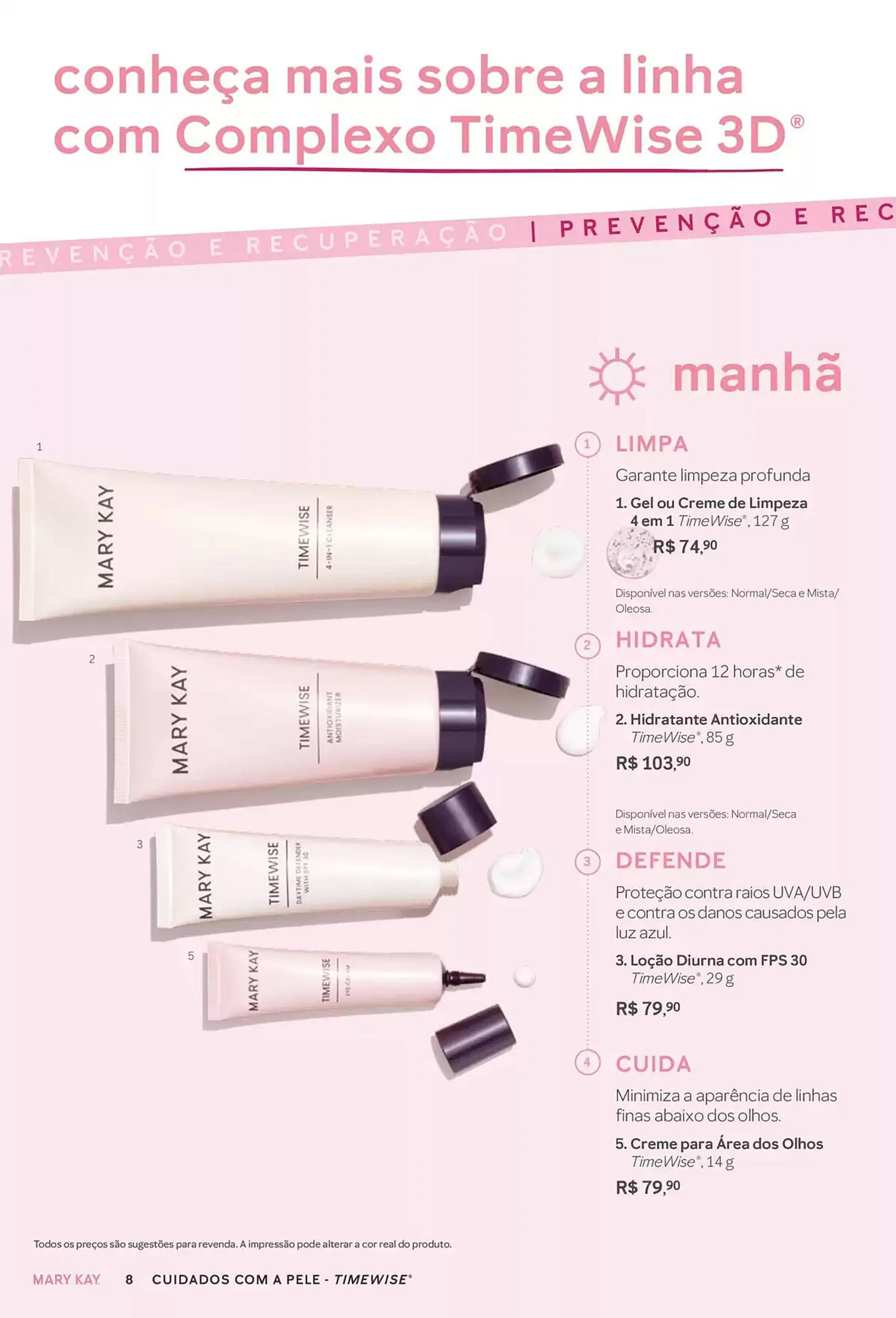 Encarte de Catálogo Mary Kay 3 de janeiro até 3 de julho 2025 - Pagina 8