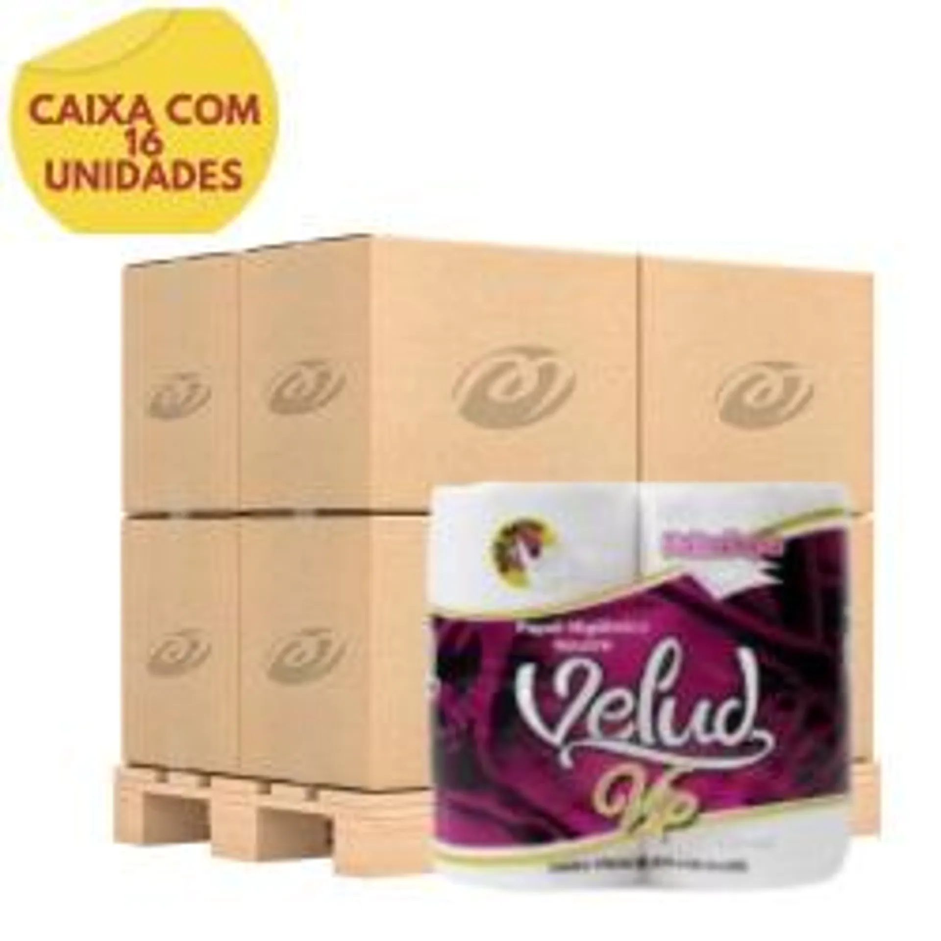 Fardo Papel Higienico Velud 4x30m com16 Unidades