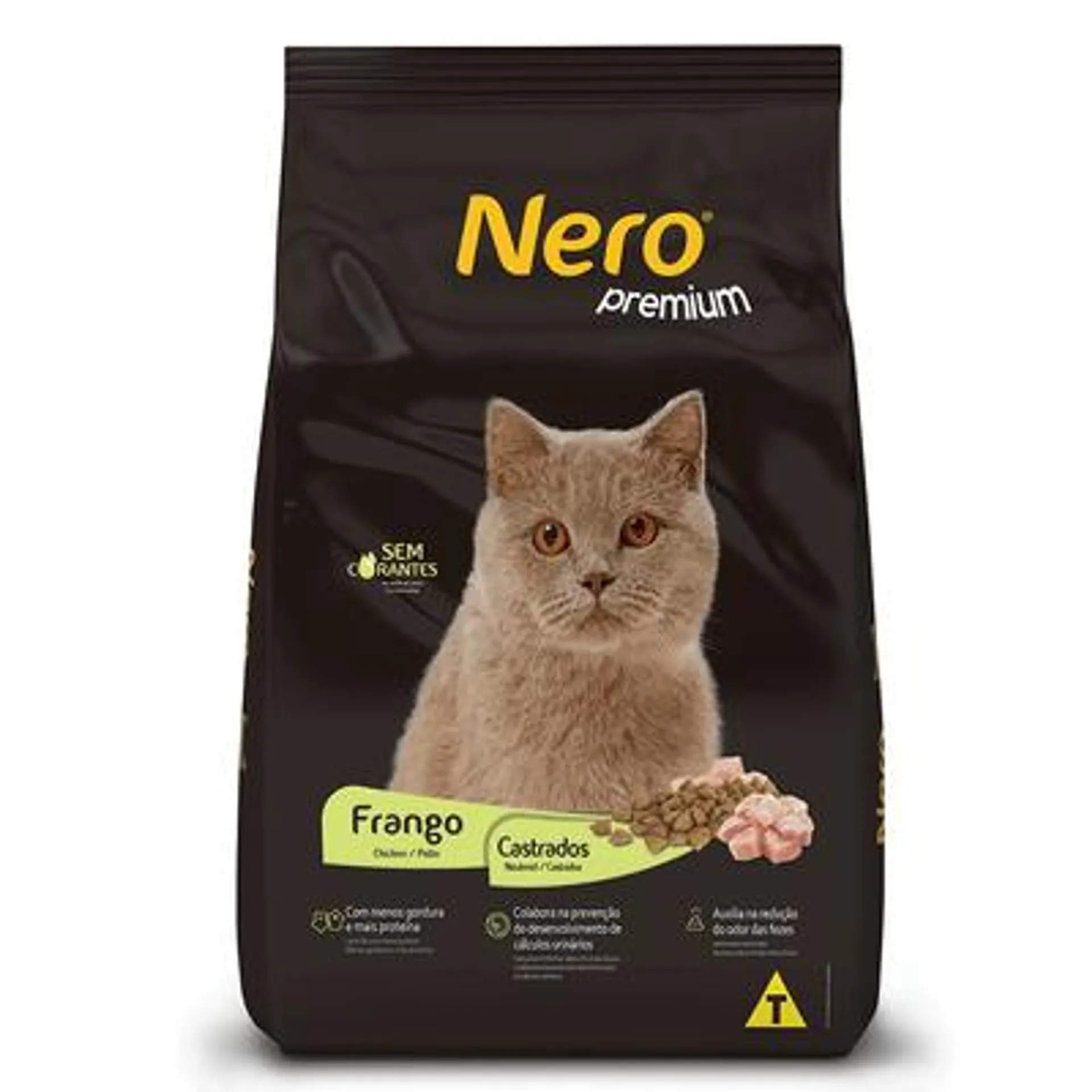 Ração Nero Premium Gatos Castrados Frango 10,1kg