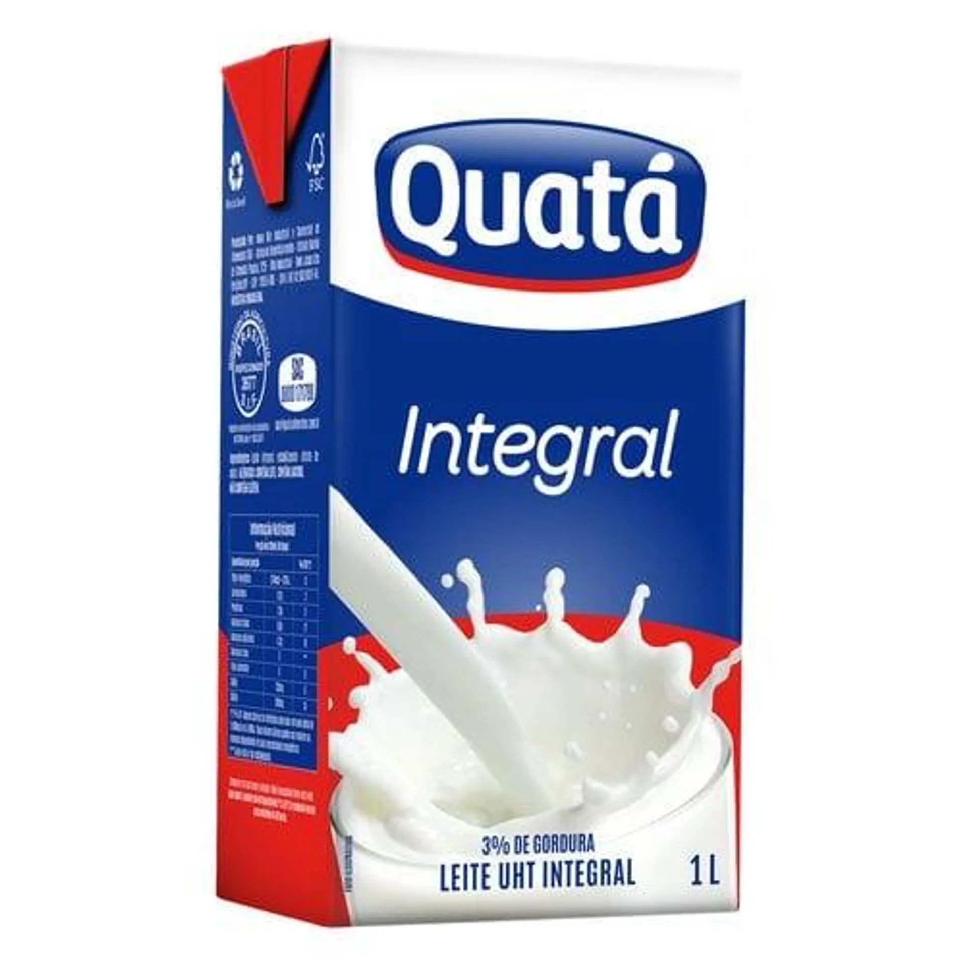 Leite UHT Integral Quatá Caixa 1l