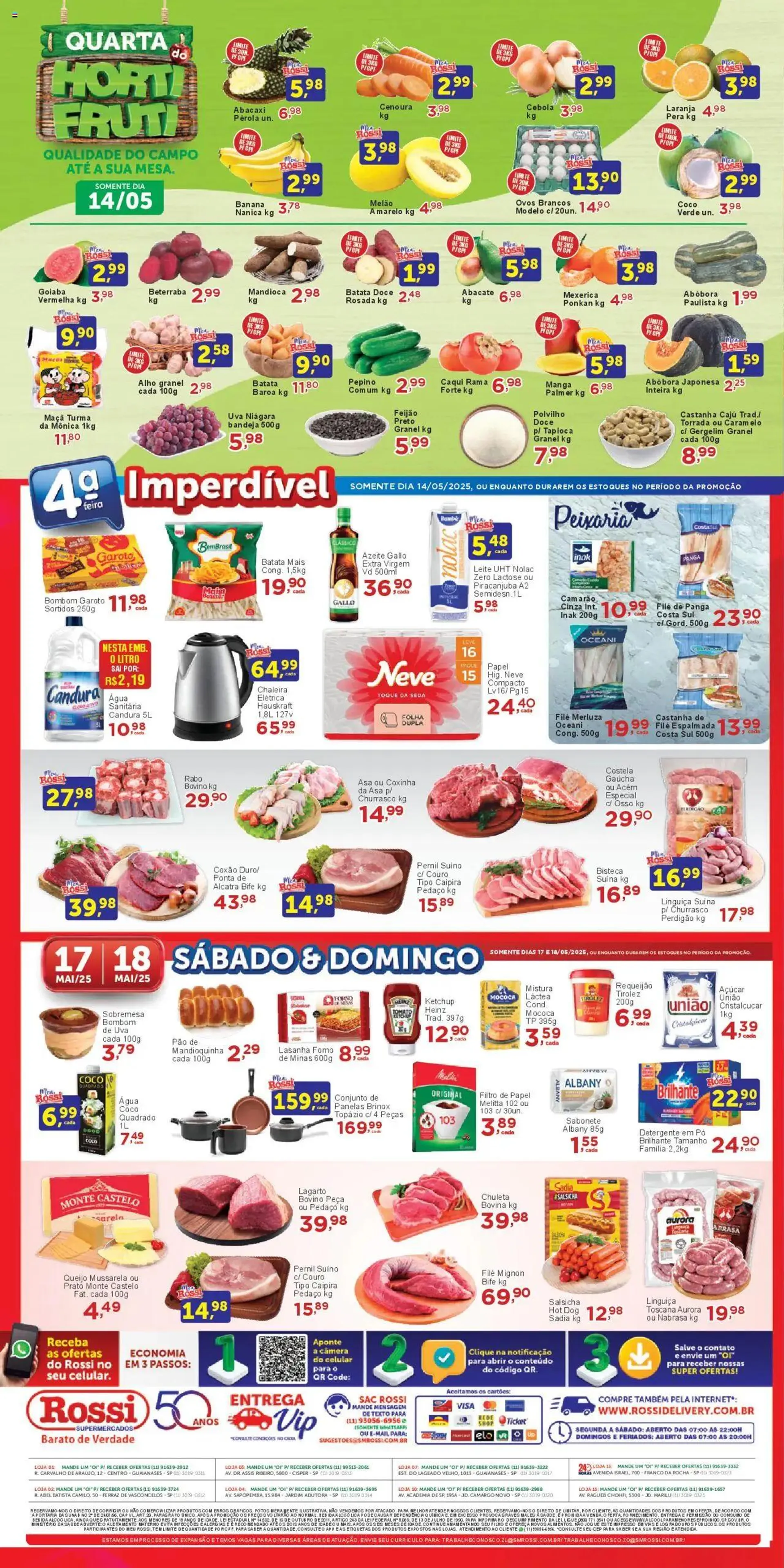 Encarte de Rossi Supermercados - Ofertas da semana 14 de maio até 20 de maio 2025 - Pagina 4