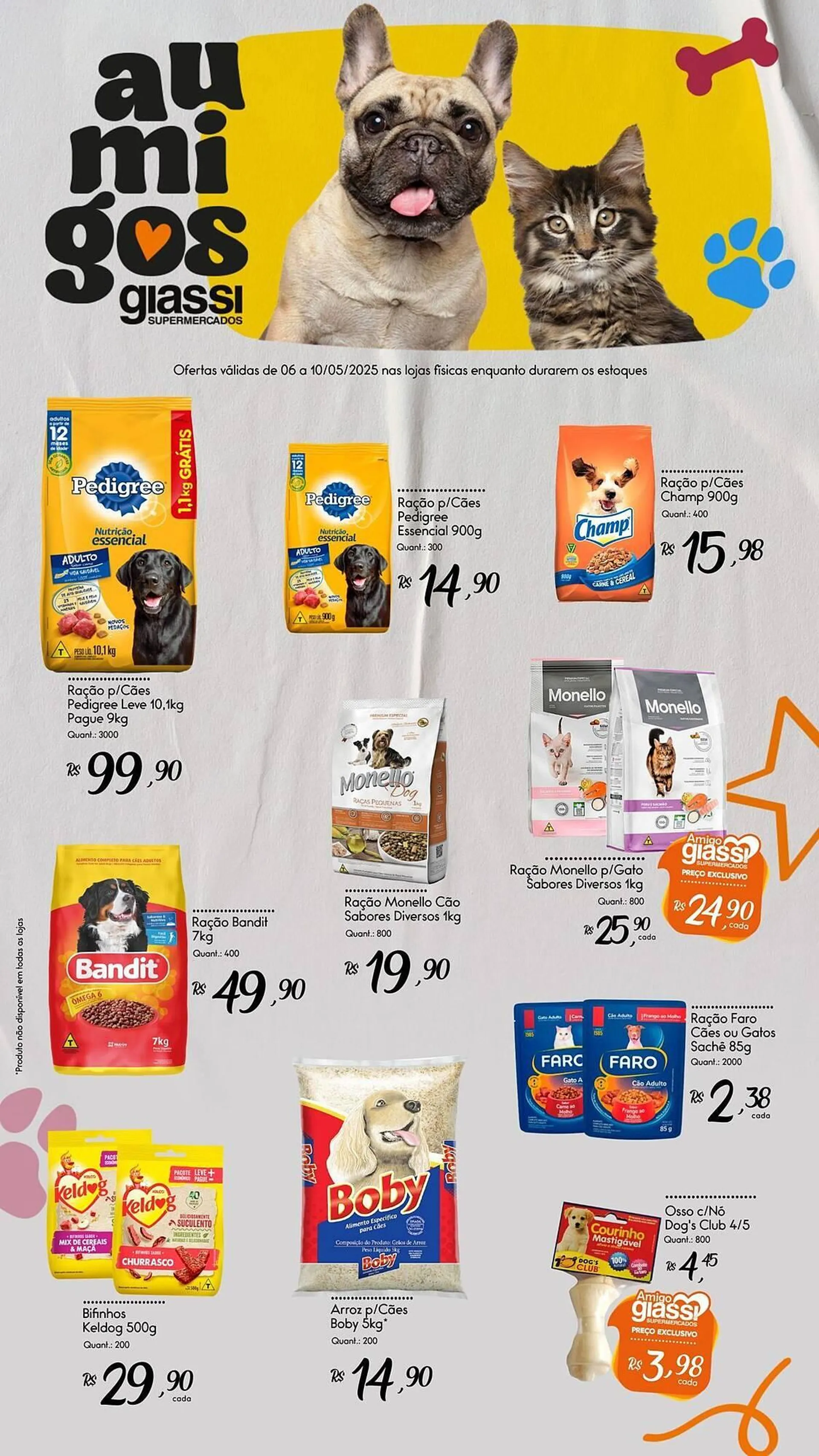 Encarte de Catálogo Giassi Supermercados 7 de maio até 10 de maio 2025 - Pagina 1