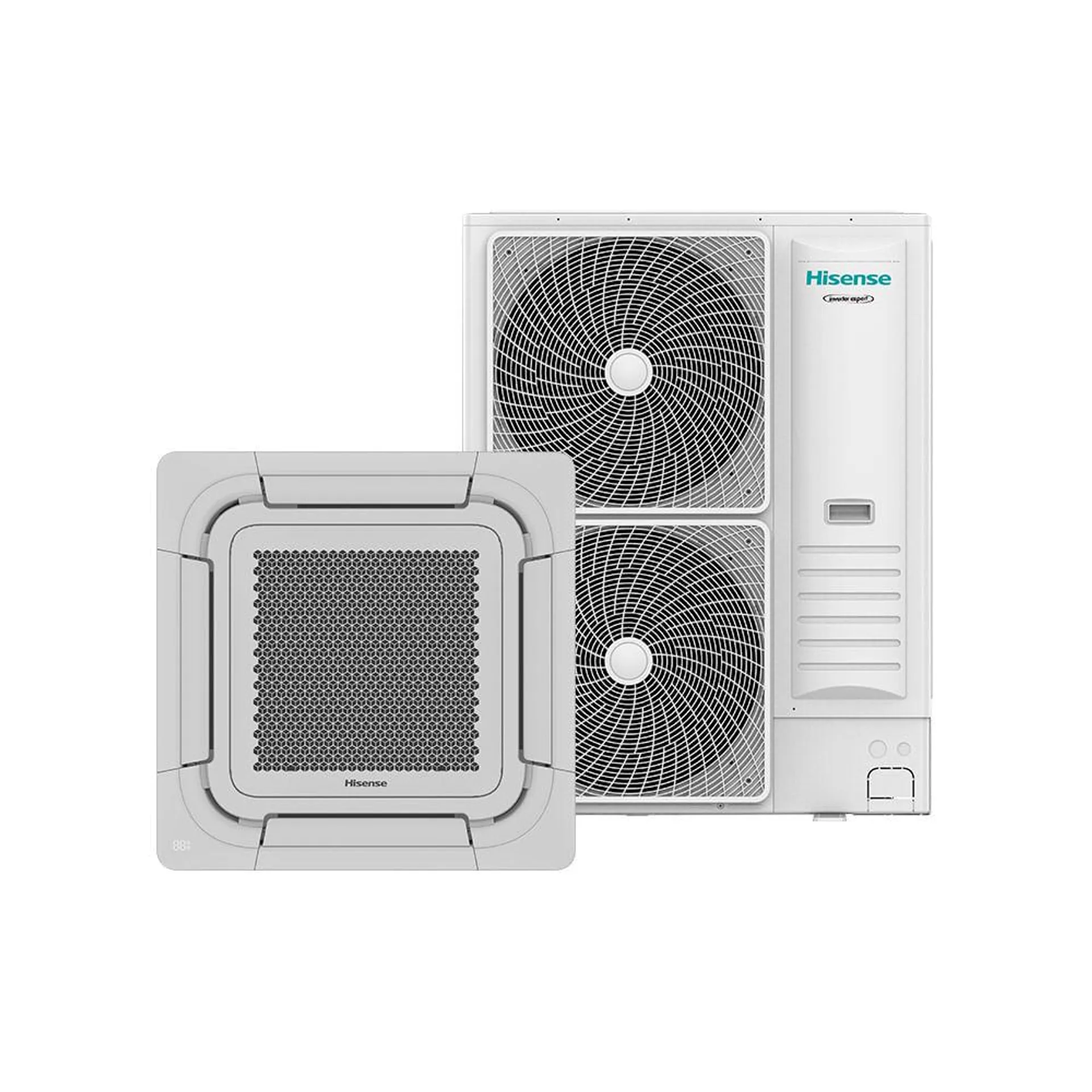 Ar Condicionado Split Cassete 4 Vias Inverter Hisense 55000 BTU/h Frio Trifásico AUW-60T6RN – 380 Volts