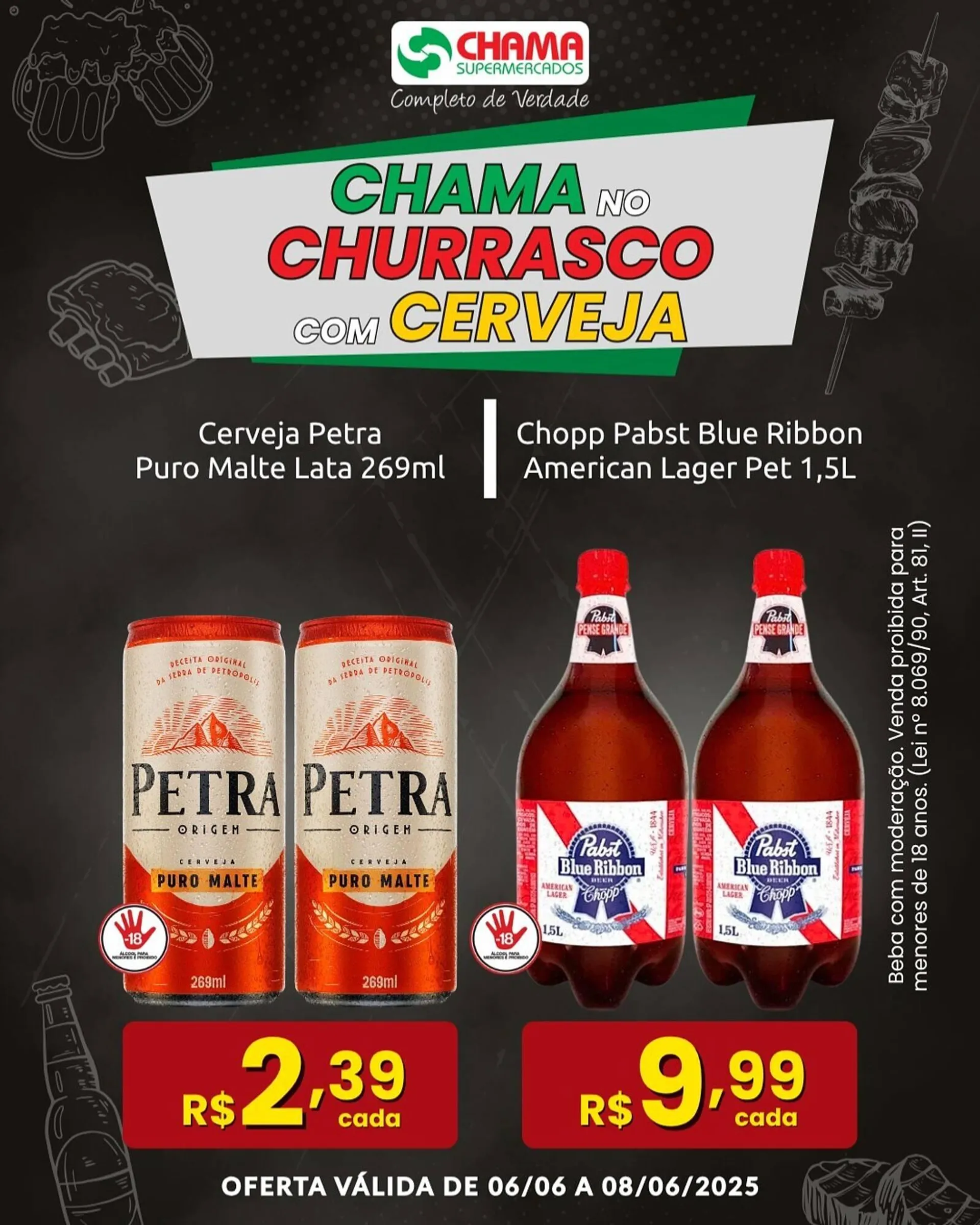 Encarte de Catálogo Chama Supermercados 6 de junho até 8 de junho 2025 - Pagina 2