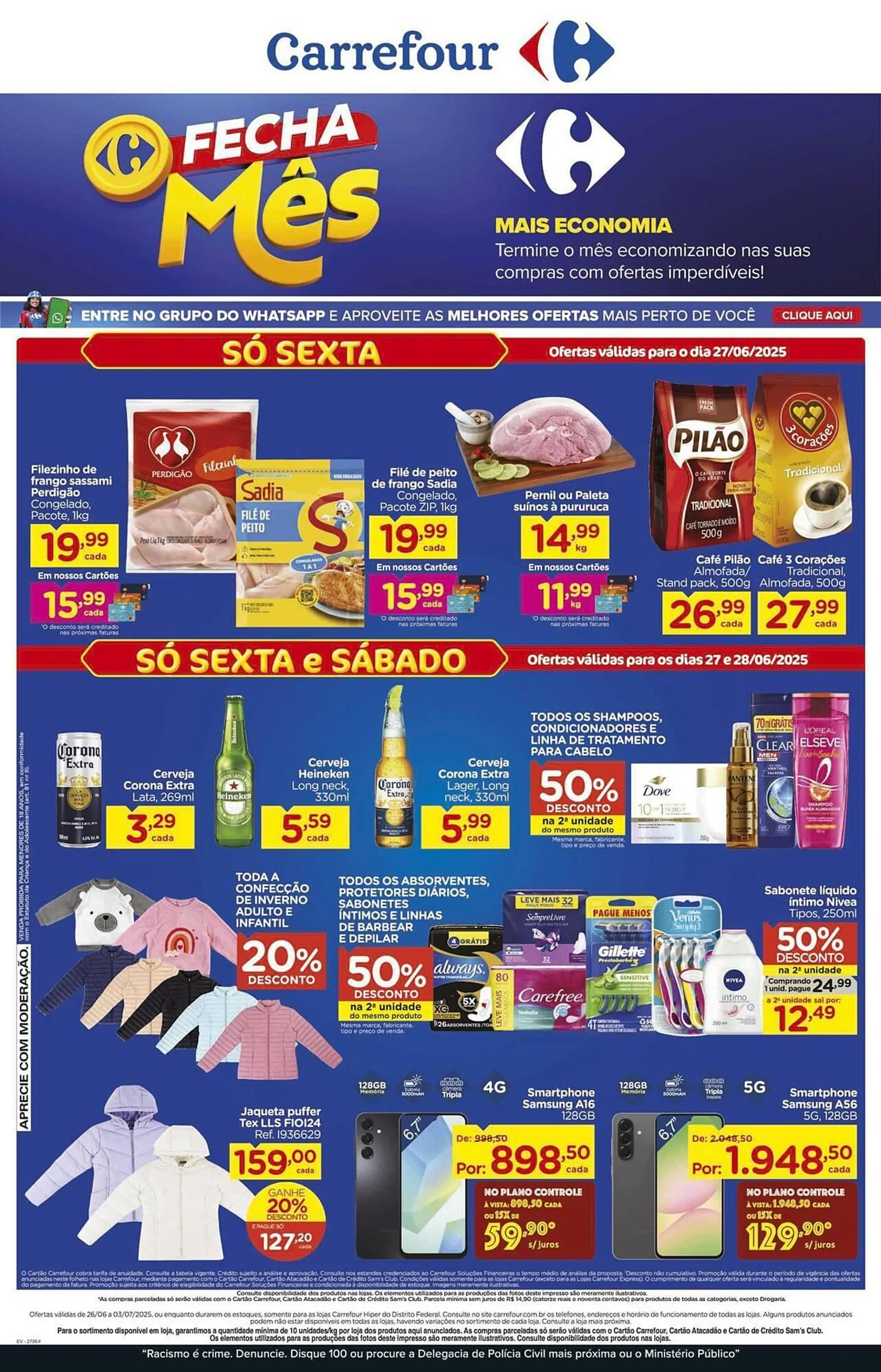 Encarte de Catálogo Carrefour 27 de junho até 3 de julho 2025 - Pagina 1