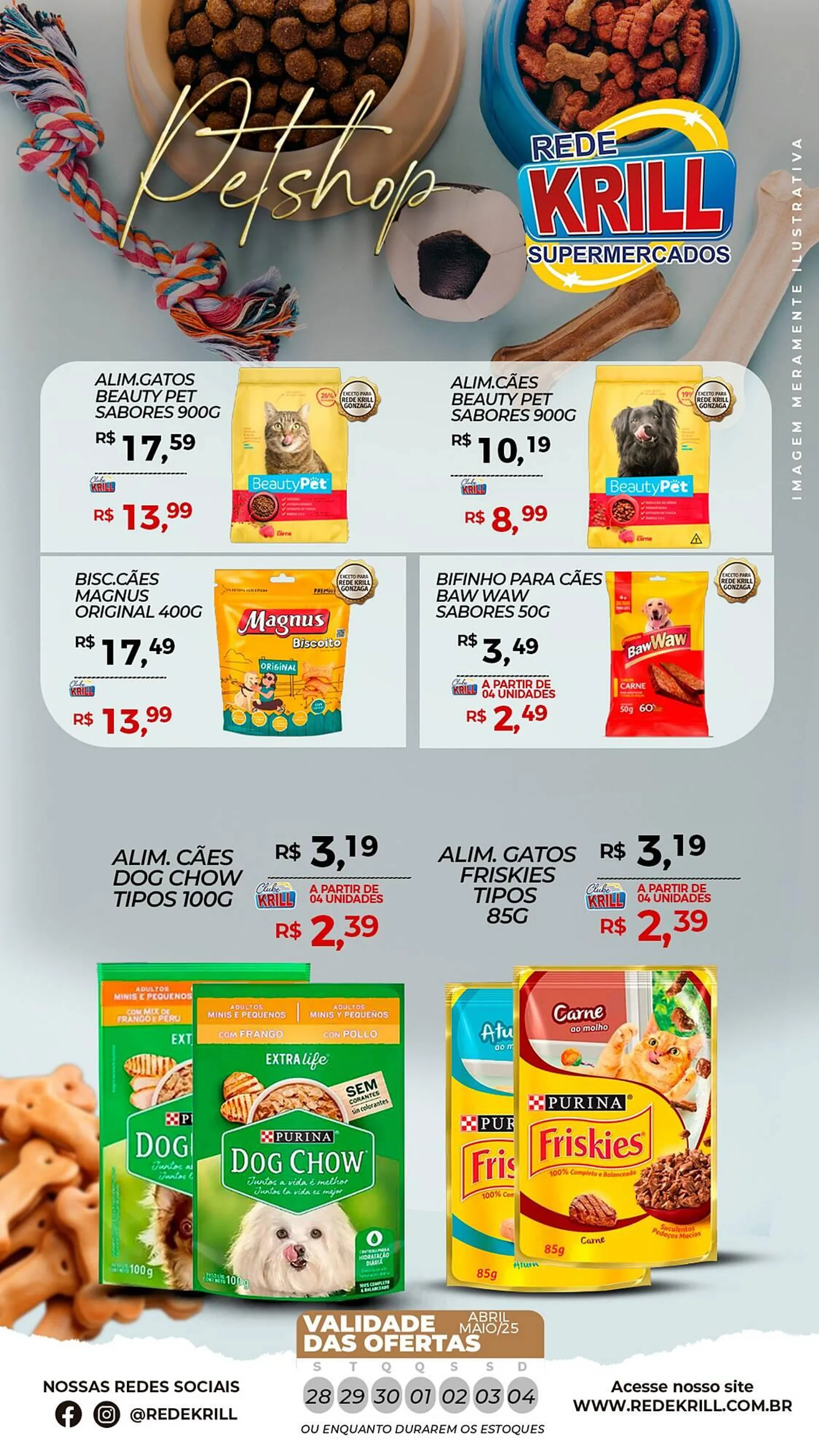 Encarte de Catálogo Rede Krill 28 de abril até 4 de maio 2025 - Pagina 4