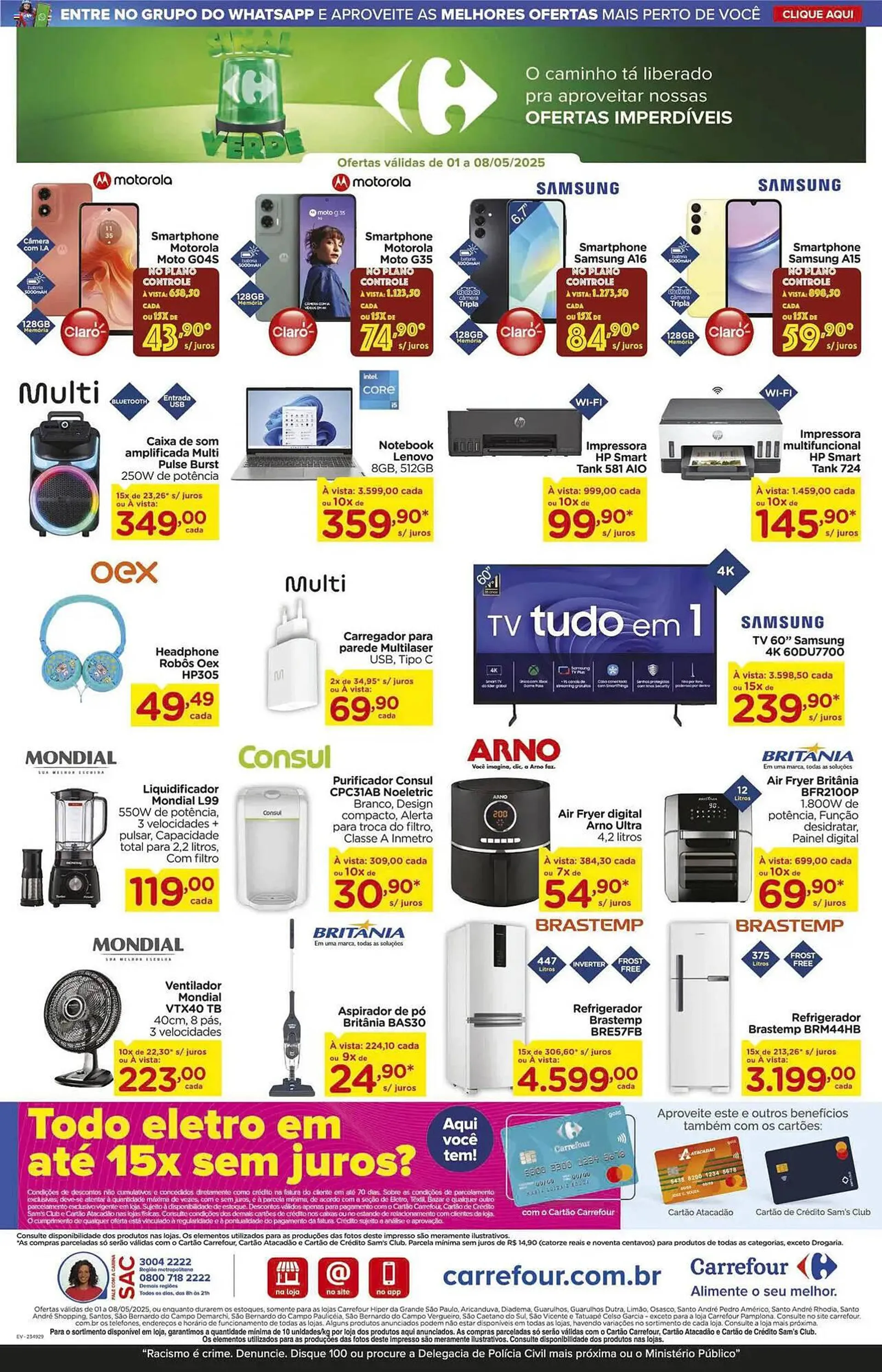 Encarte de Catálogo Carrefour 1 de maio até 8 de maio 2025 - Pagina 14