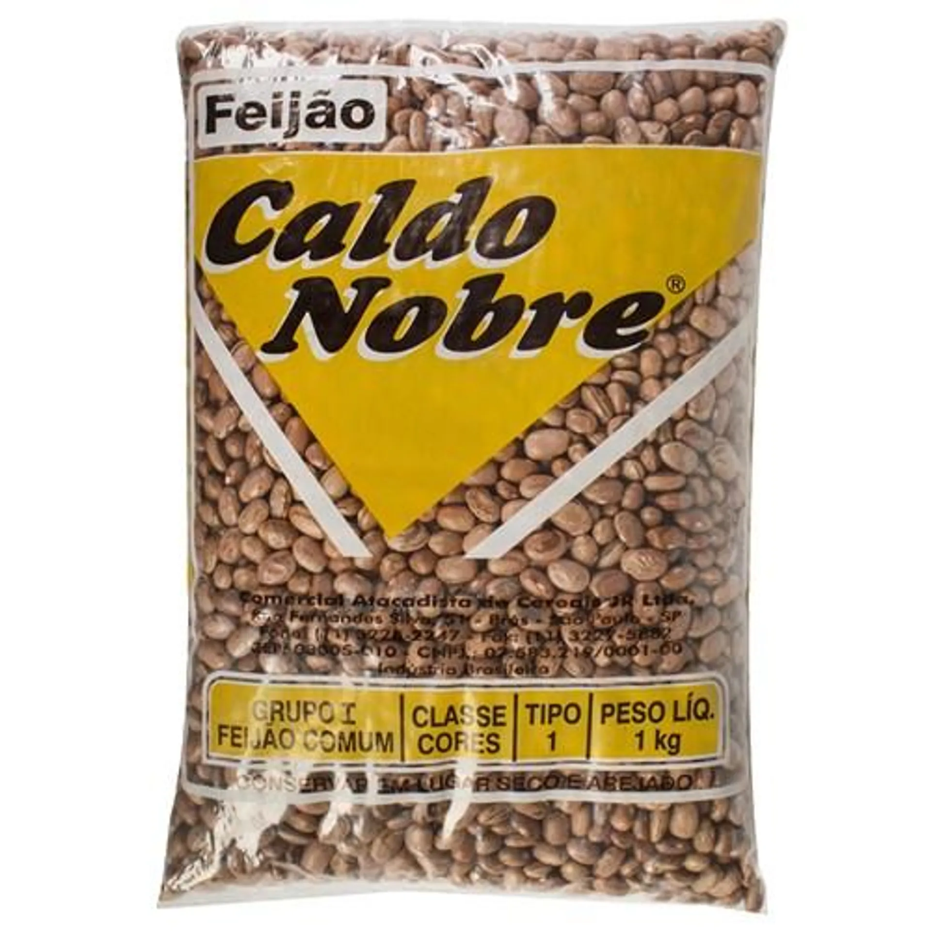 Feijão Carioca Caldo Nobre Pacote 1Kg