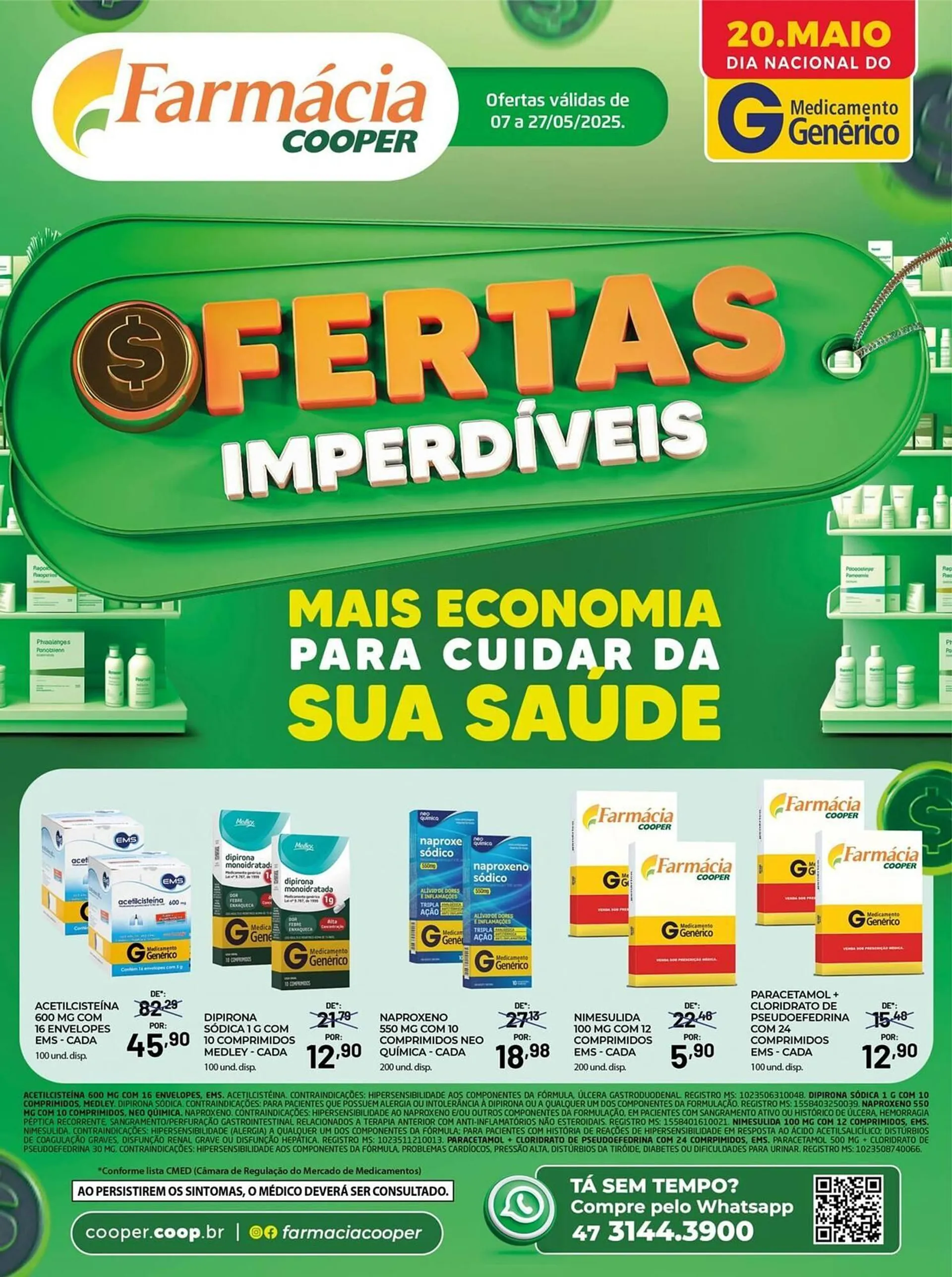 Encarte de Catálogo Cooper 8 de maio até 27 de maio 2025 - Pagina 1