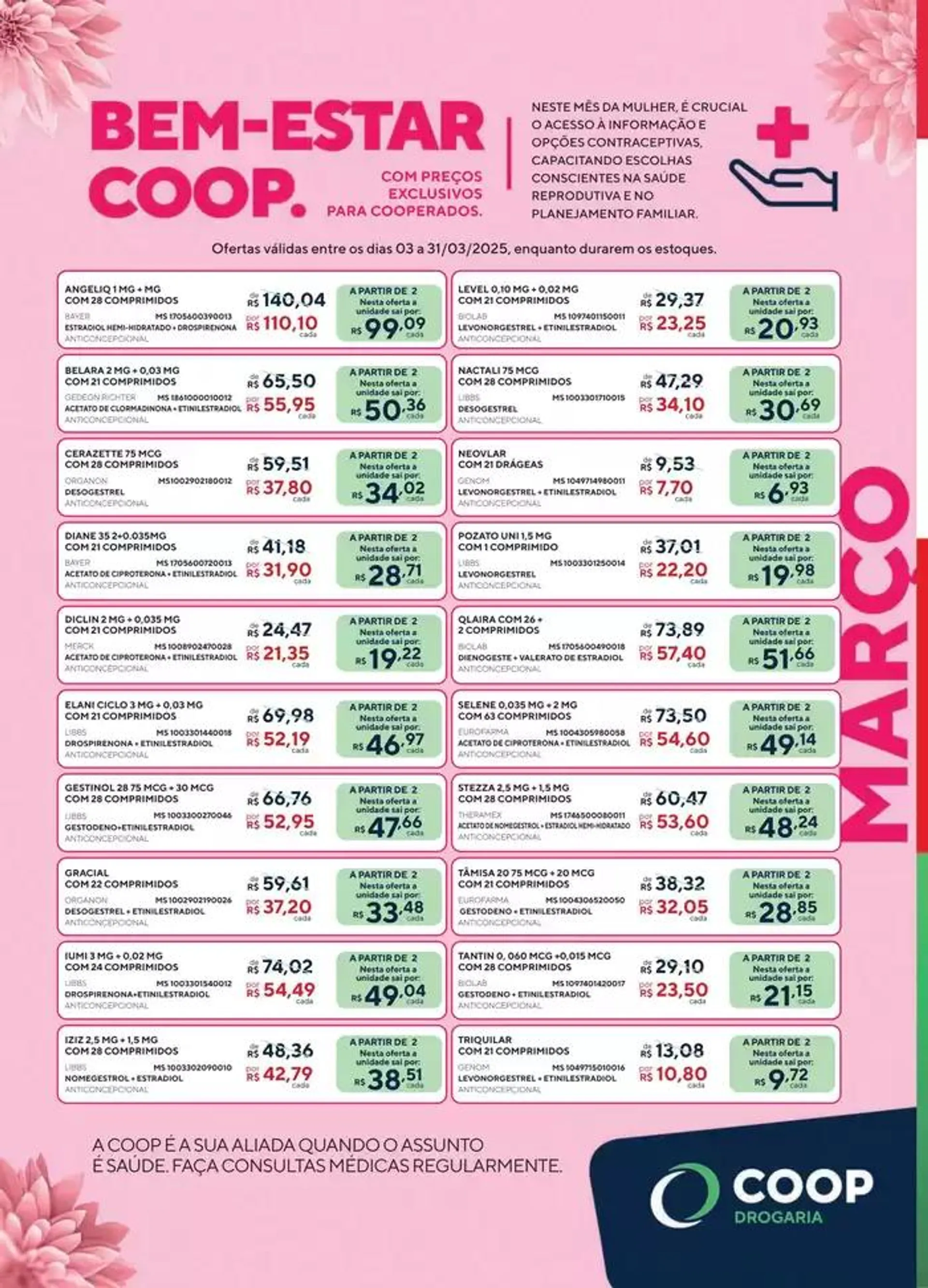 Encarte de Revista Drogaria Externas Março 03 a 31.03 3 de março até 31 de março 2025 - Pagina 22