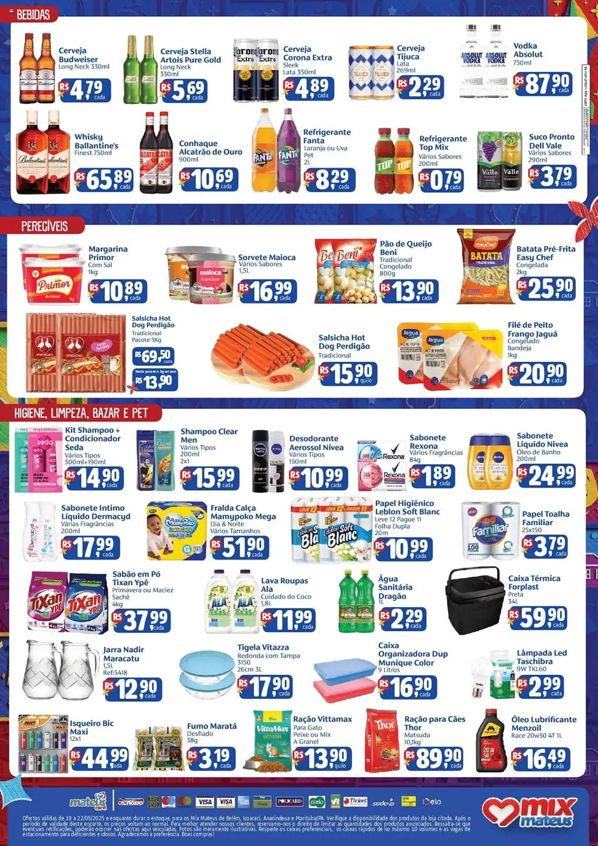 Encarte de Catálogo Supermercados Mateus 19 de maio até 22 de maio 2025 - Pagina 2