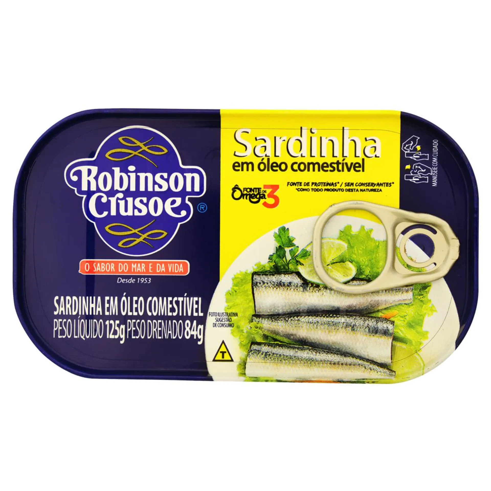 Sardinha Robinson Crusoé em Óleo Lata 84g