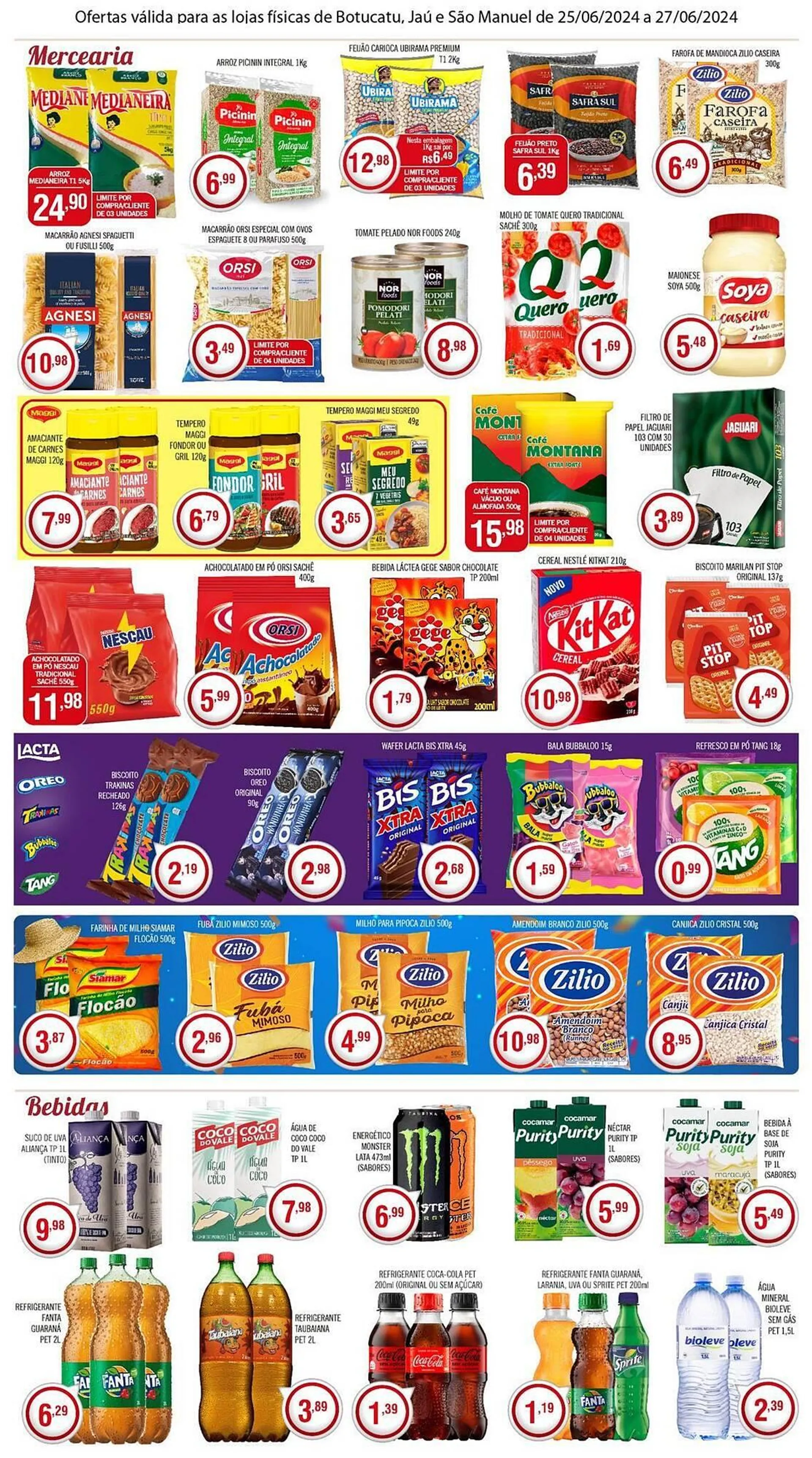 Encarte de Catálogo Central Supermercados 25 de junho até 27 de junho 2024 - Pagina 3