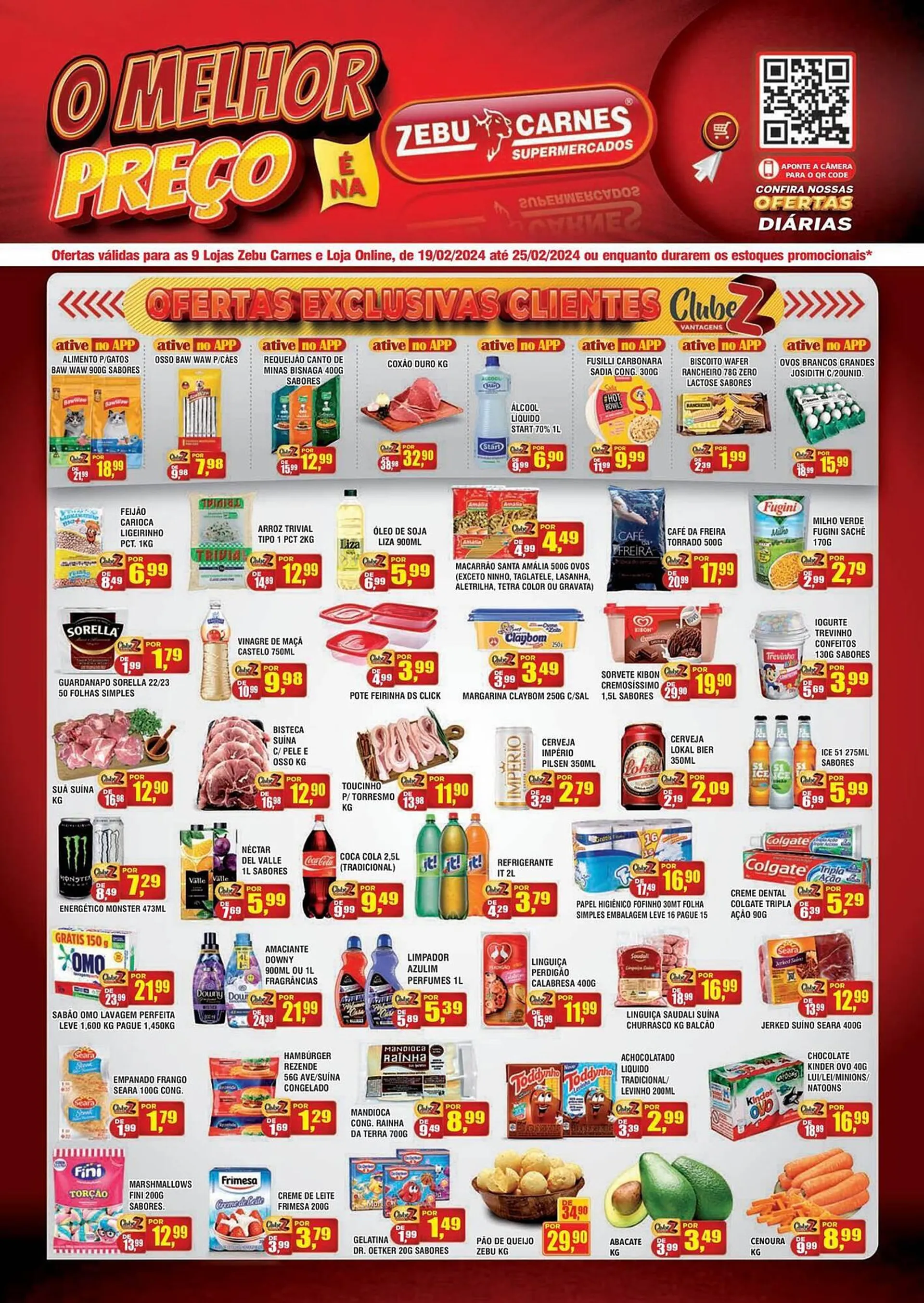 Encarte de Catálogo Zebu Carnes Supermercados 20 de fevereiro até 25 de fevereiro 2024 - Pagina 